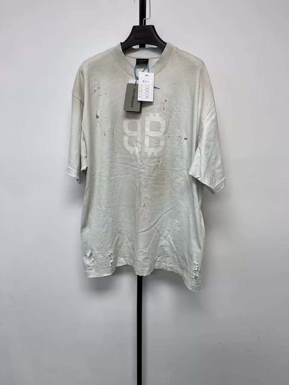 Balenciaga SS23 BB Logo Short-Sleeve T-Shirt