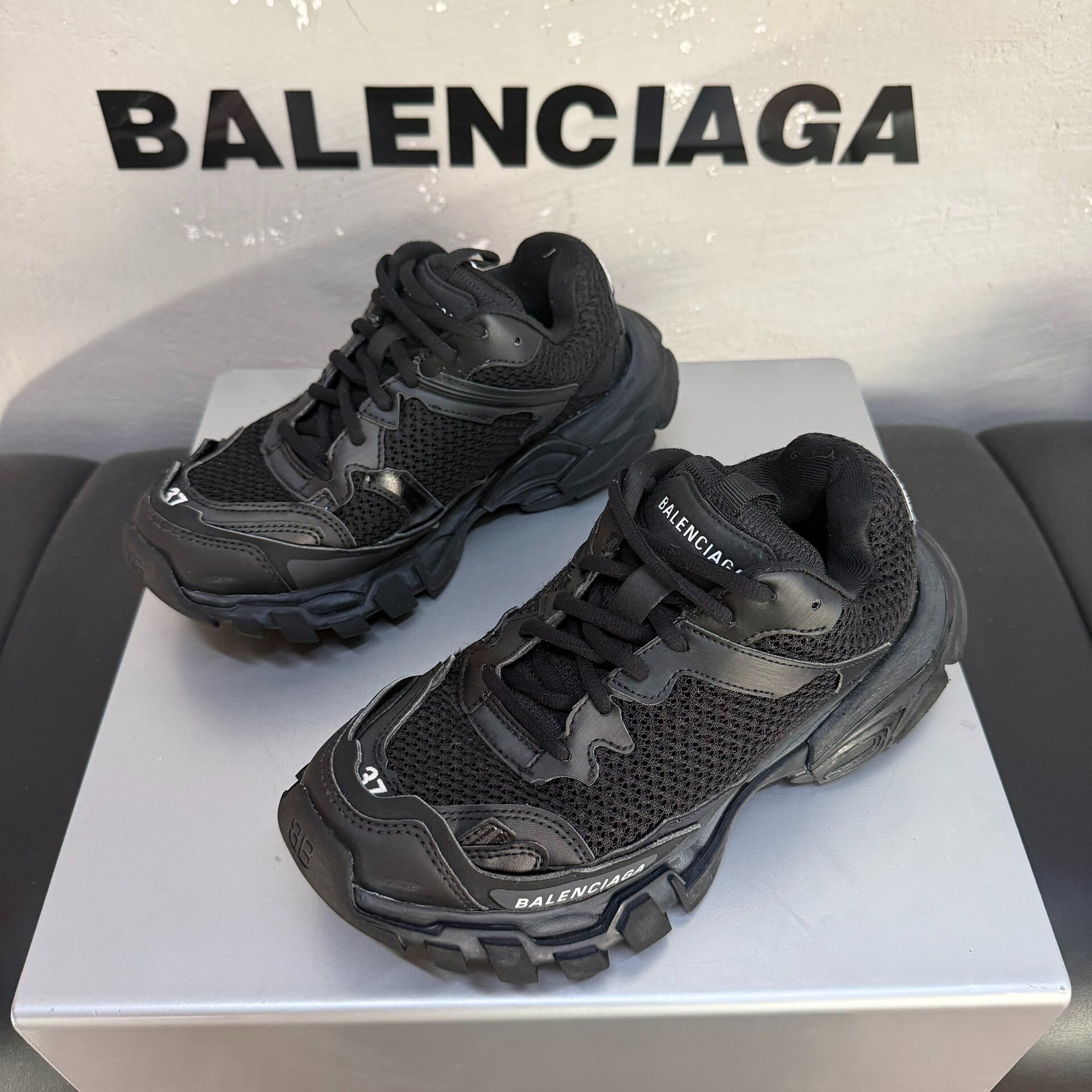 Balenciaga Track 3.0 Black Dad Shoes 37