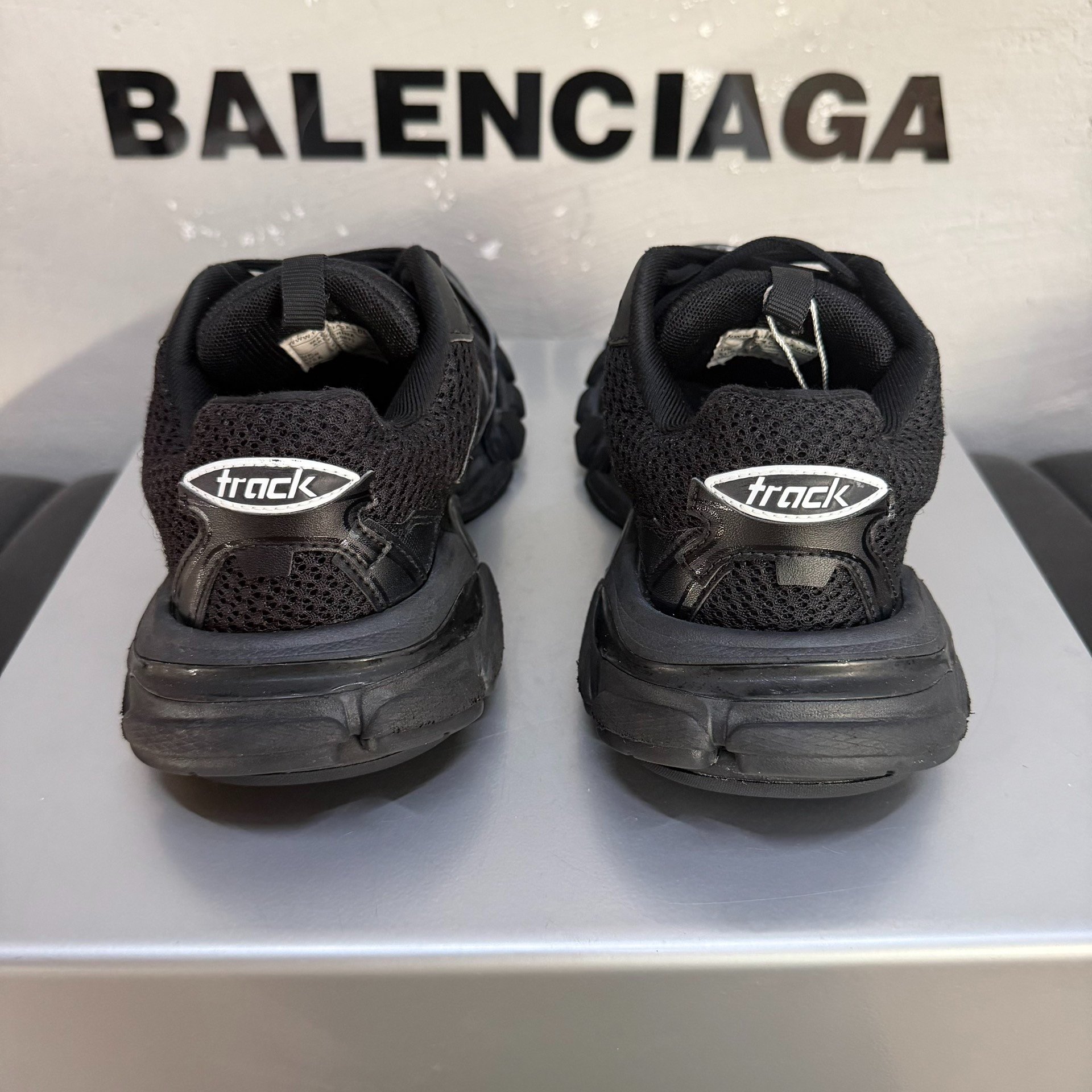 Balenciaga Track 3.0 Black Dad Shoes 37 — label