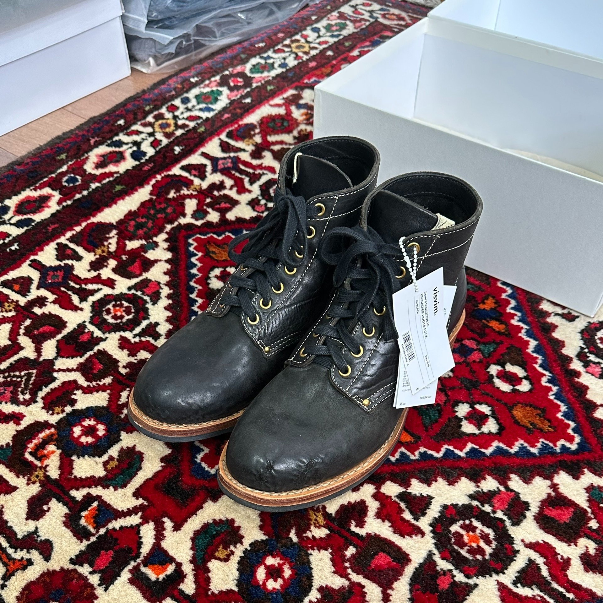 VISVIM 23AW BRIGADIER BOOTS — front