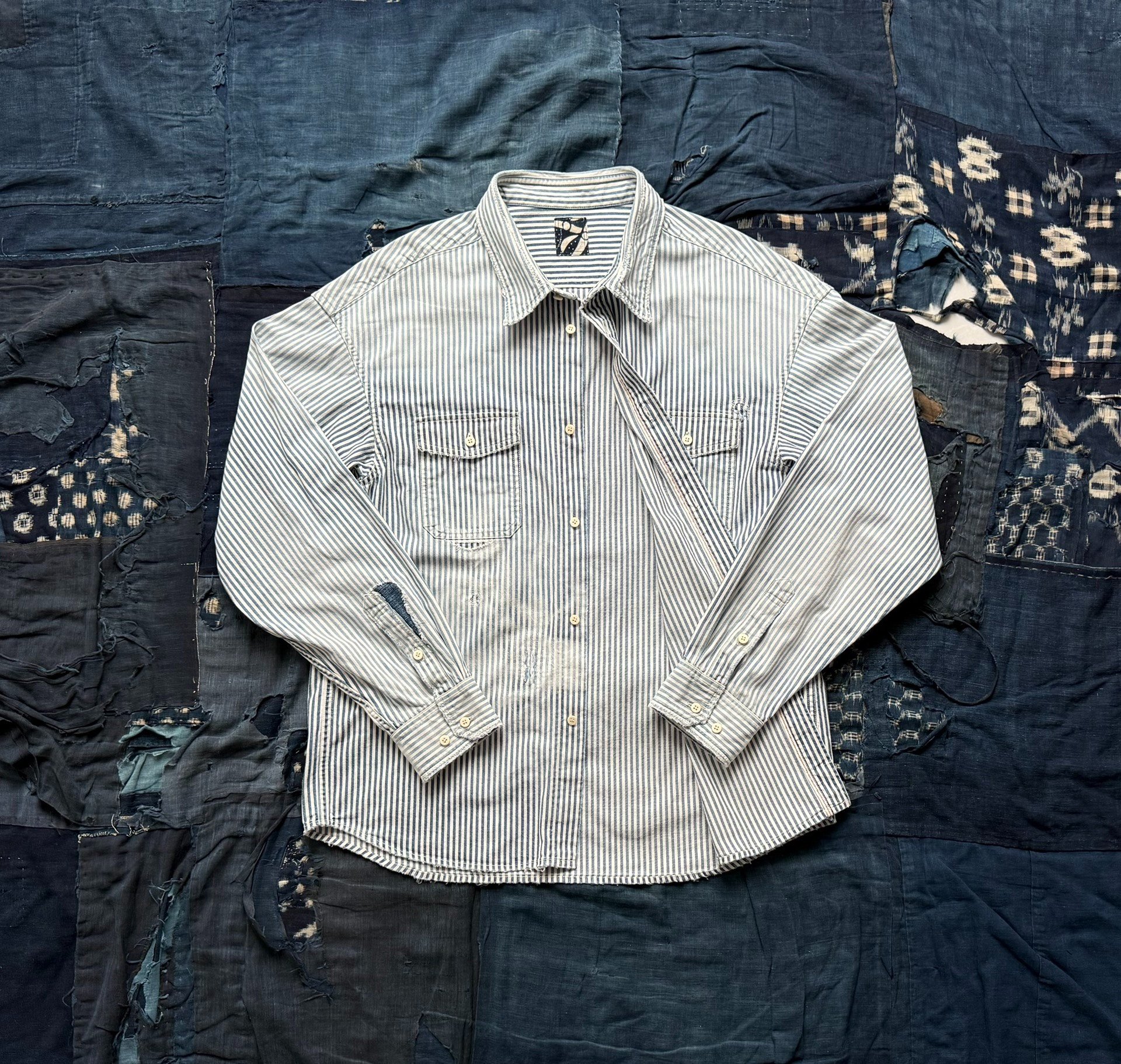 VISVIM 24AW ICT PIONEER SHIRT L/S HICKORY — front