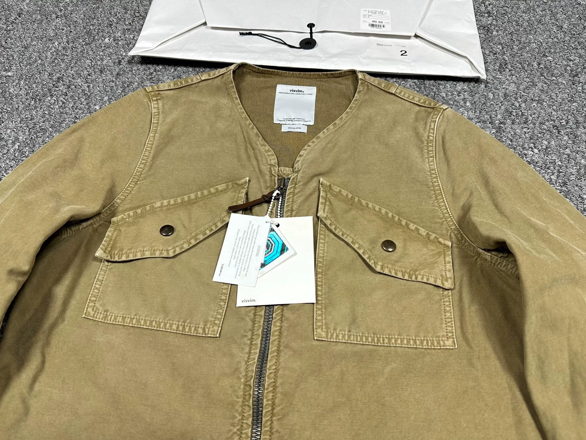VISVIM 16SS MORNING STAR JKT — label
