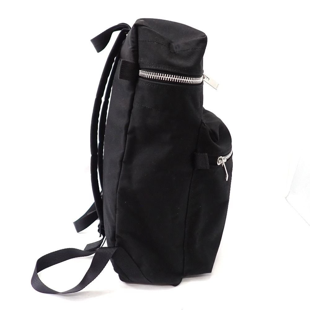 Porter Black Canvas Backpack — detail