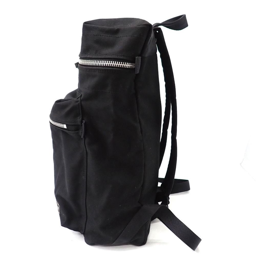 Porter Black Canvas Backpack — back