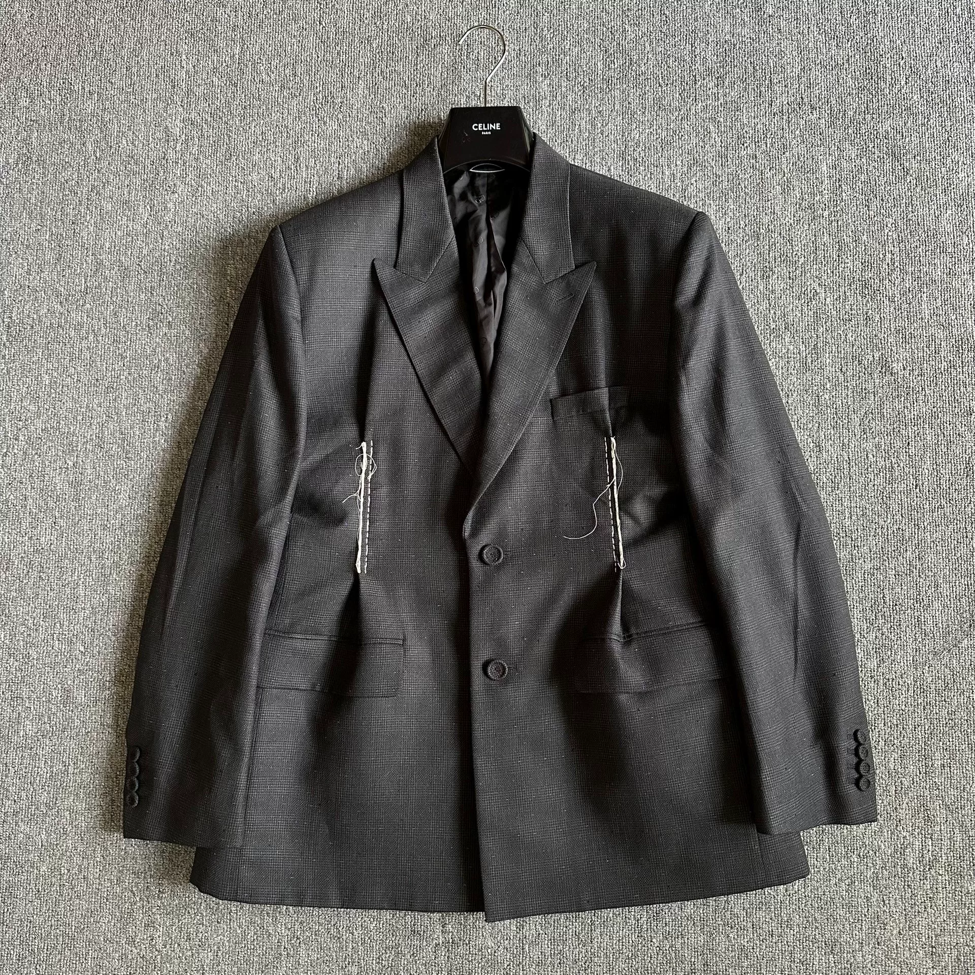 Dior Men 22FW Check Gunlapel Suit