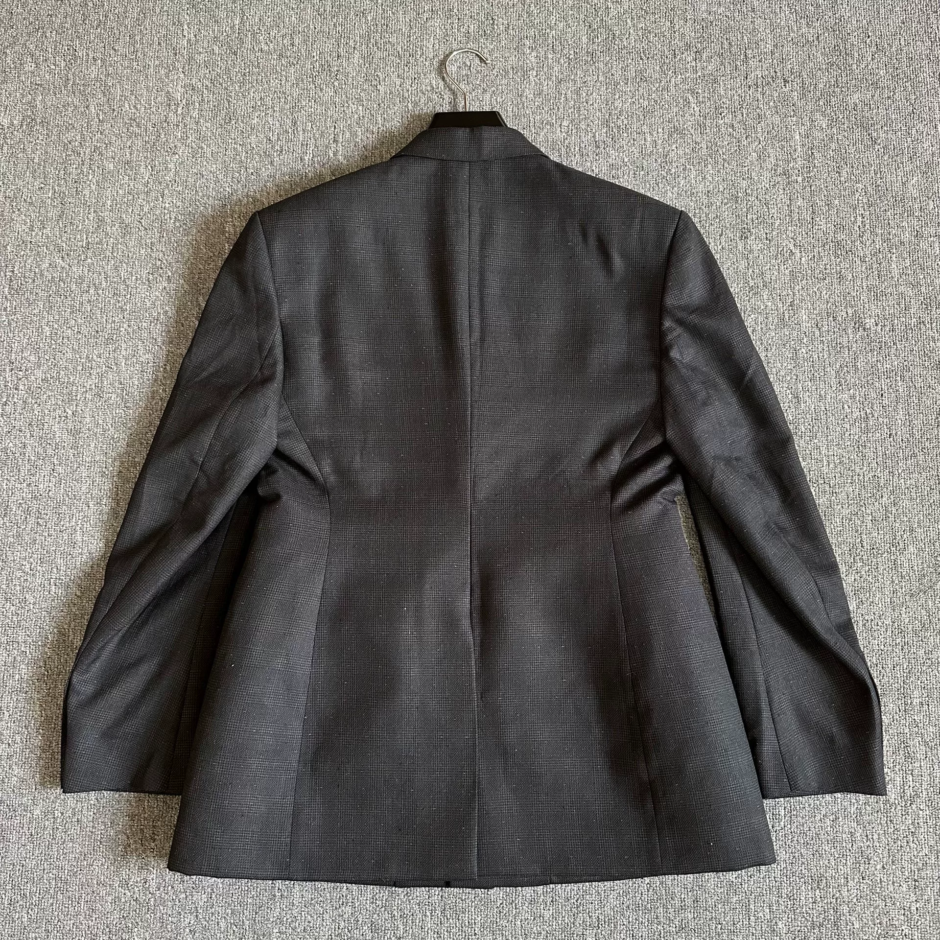 Dior Men 22FW Check Gunlapel Suit — label