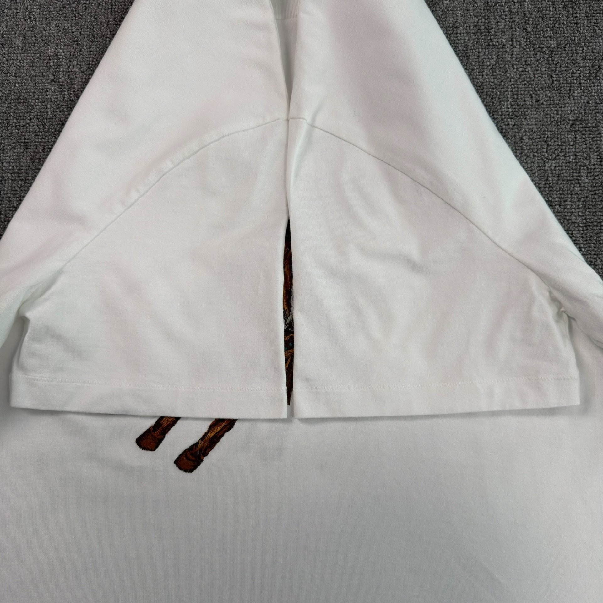 Louis Vuitton White Cowboy Logo T-Shirt — back