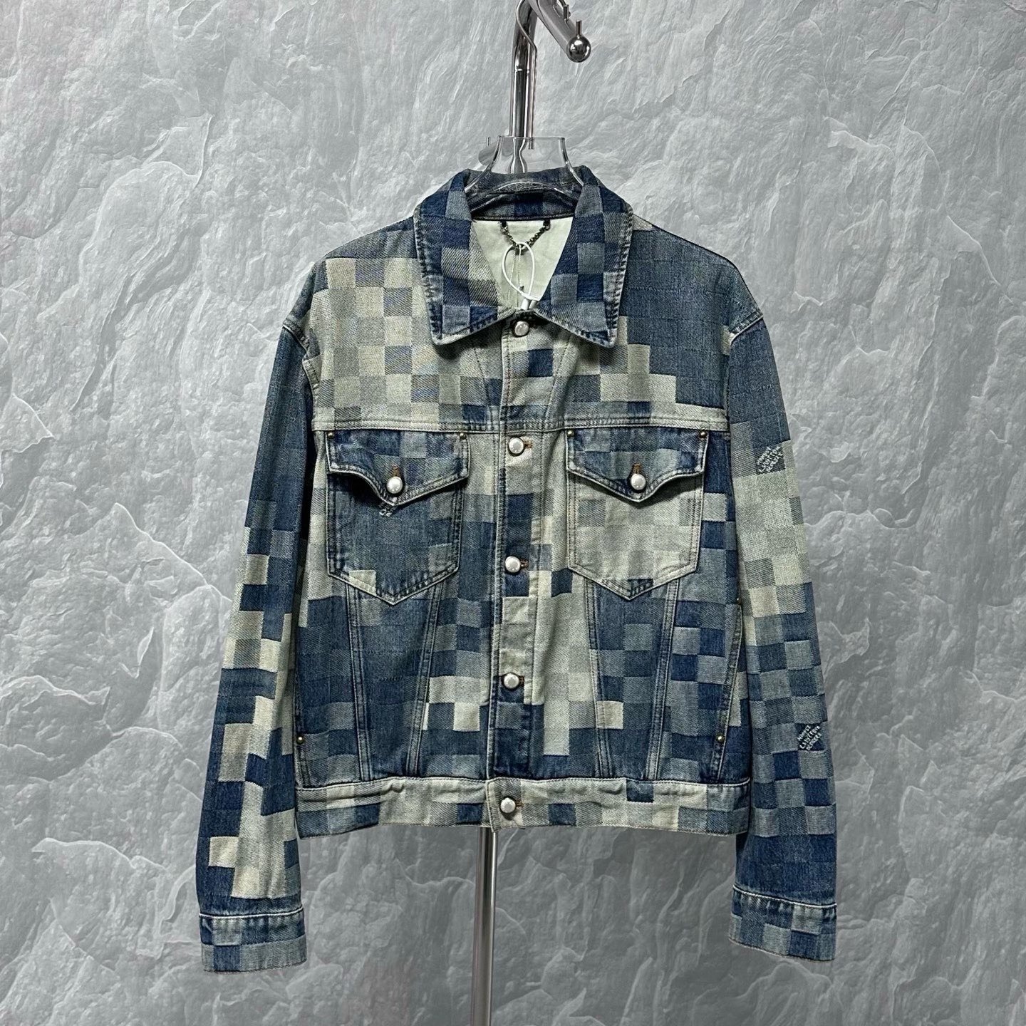 Louis Vuitton SS24 Pharrell Checkerboard Denim Jacket