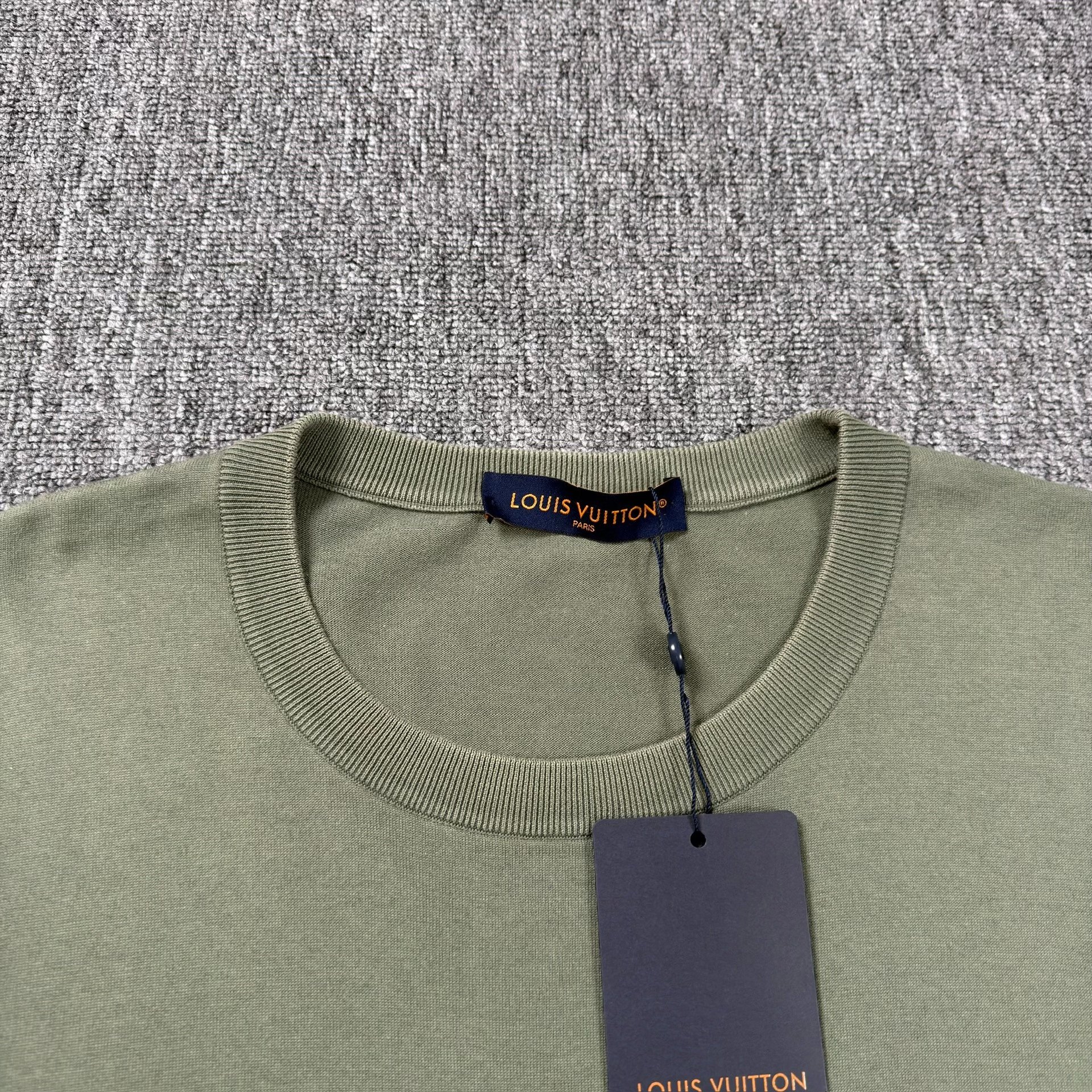 Louis Vuitton Green Short-Sleeve Knit — front