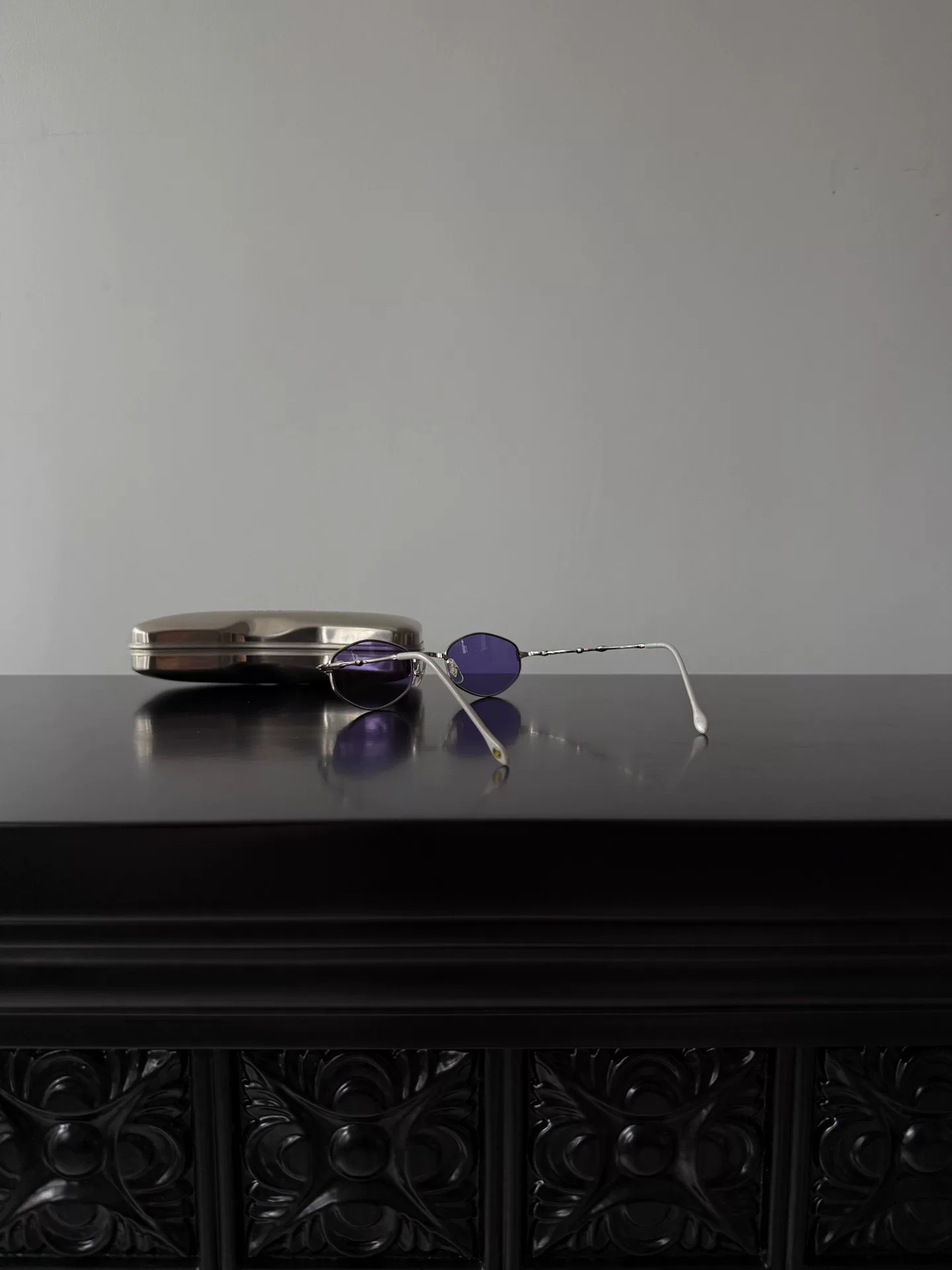 Jean Paul Gaultier Biopunk Spider Leg Sunglasses — label