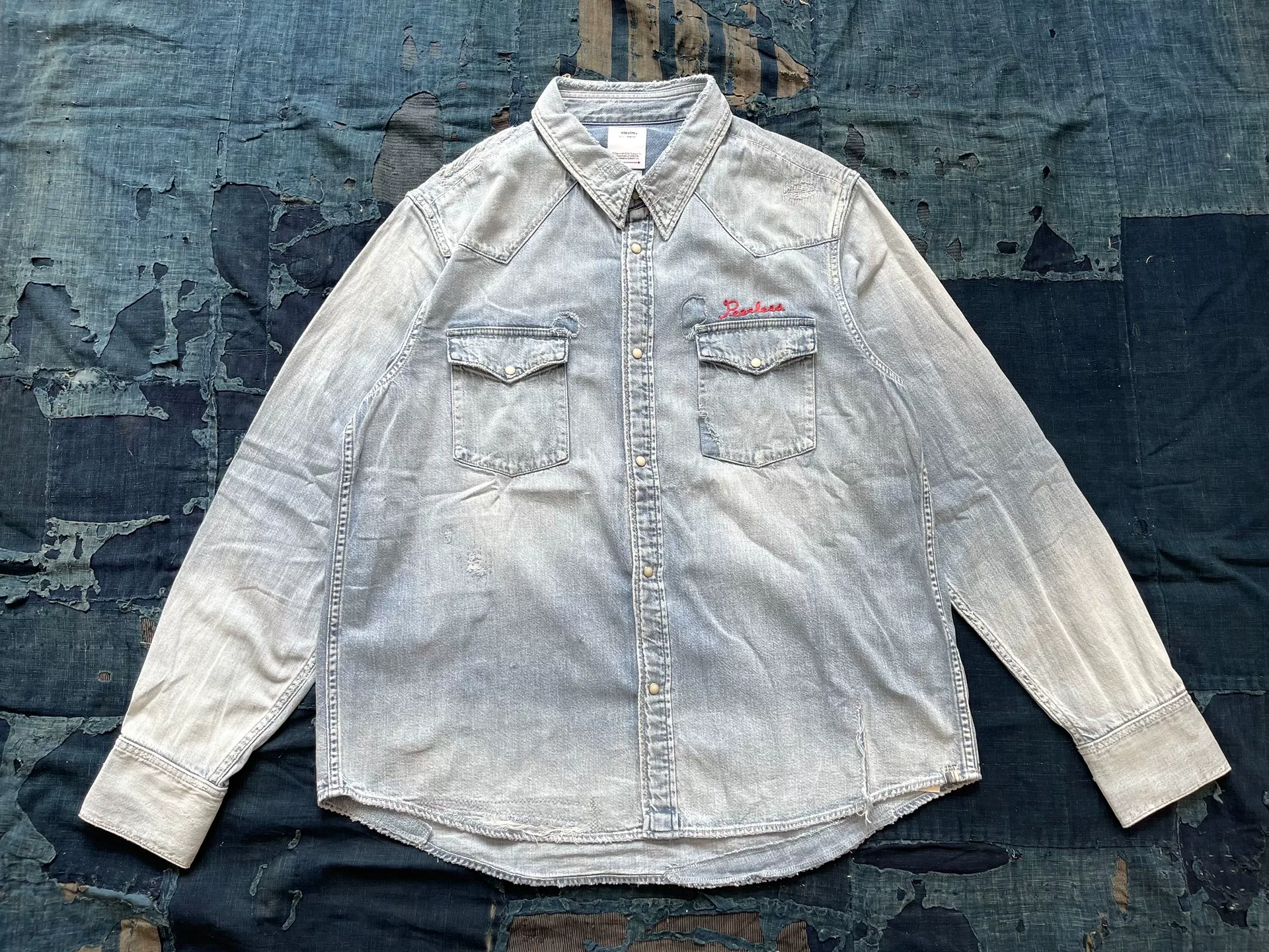 VISVIM 24AW Social Sculpture Denim Shirt — front