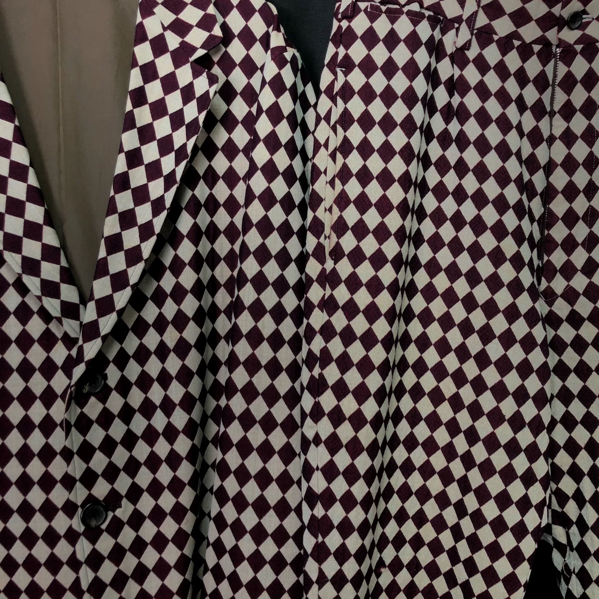 Yohji Yamamoto 97AW Runway Suit — front