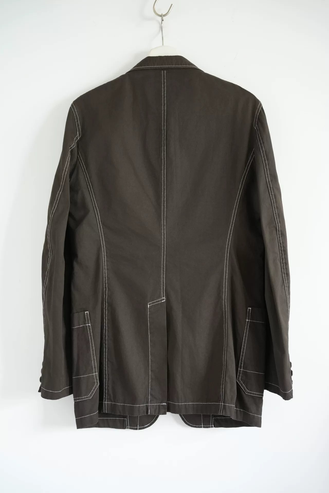 Yohji Yamamoto Structured Stitch Blazer — front