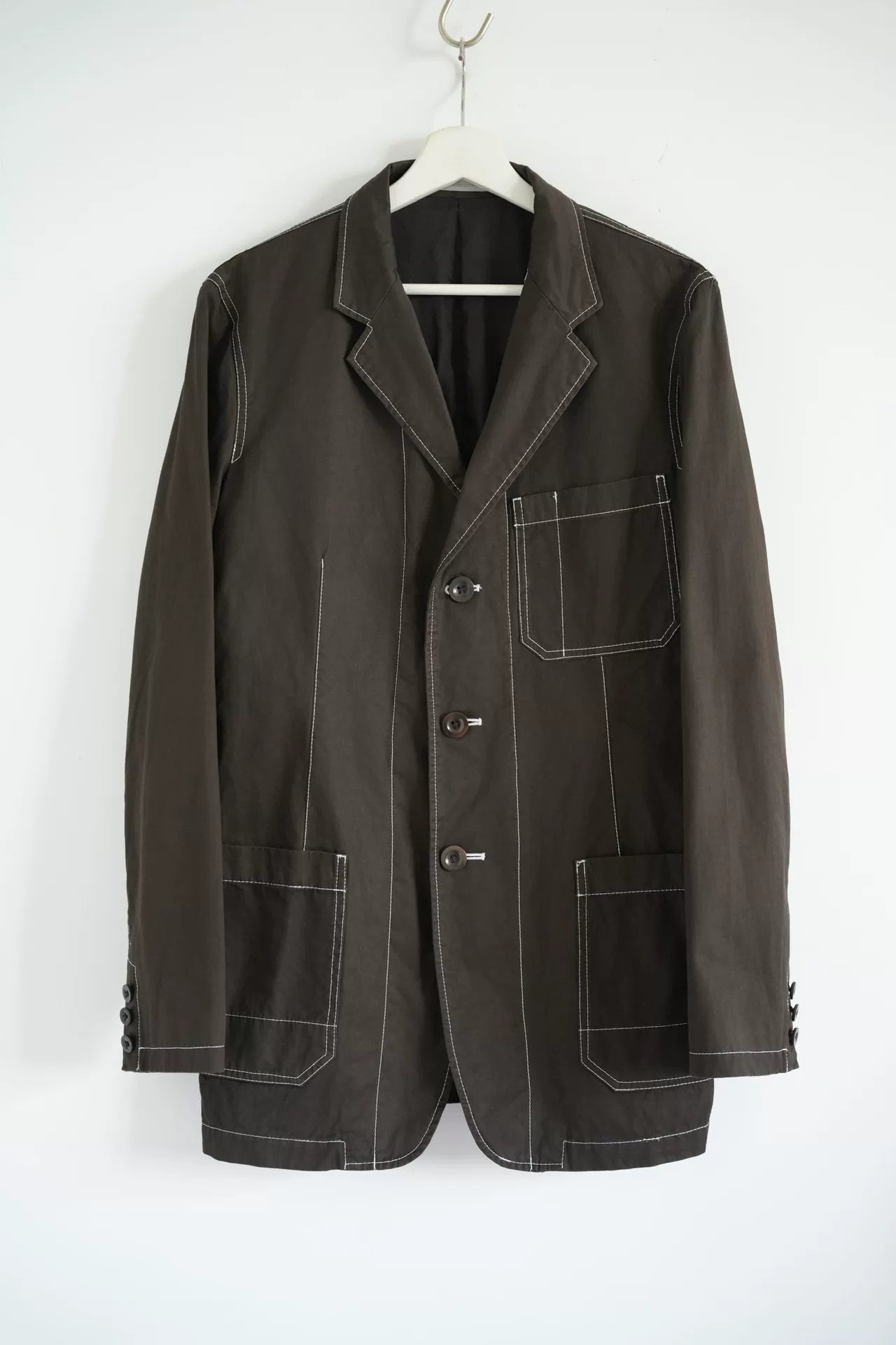 Yohji Yamamoto Structured Stitch Blazer