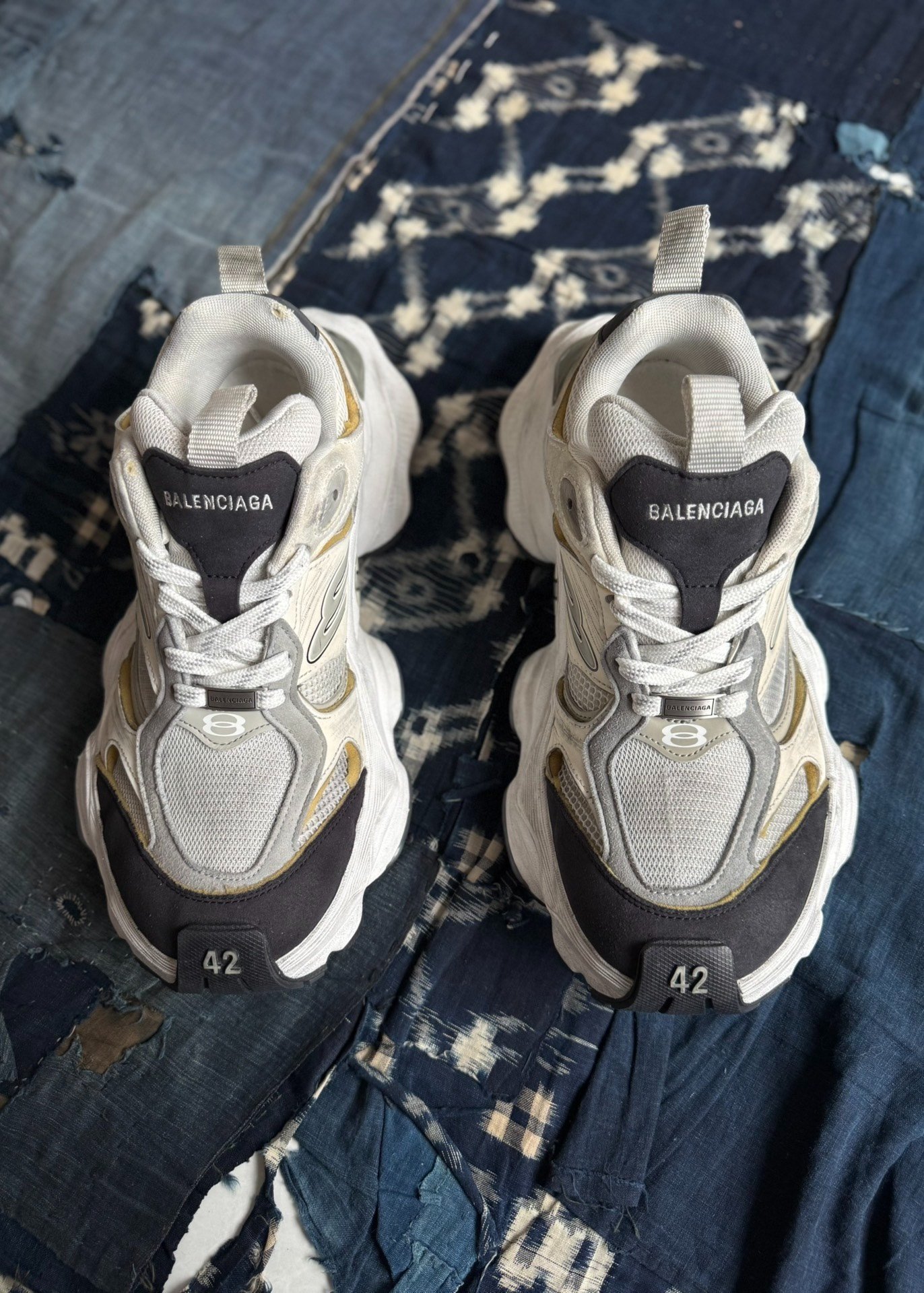 Balenciaga Cargo Dad Running Shoes — back