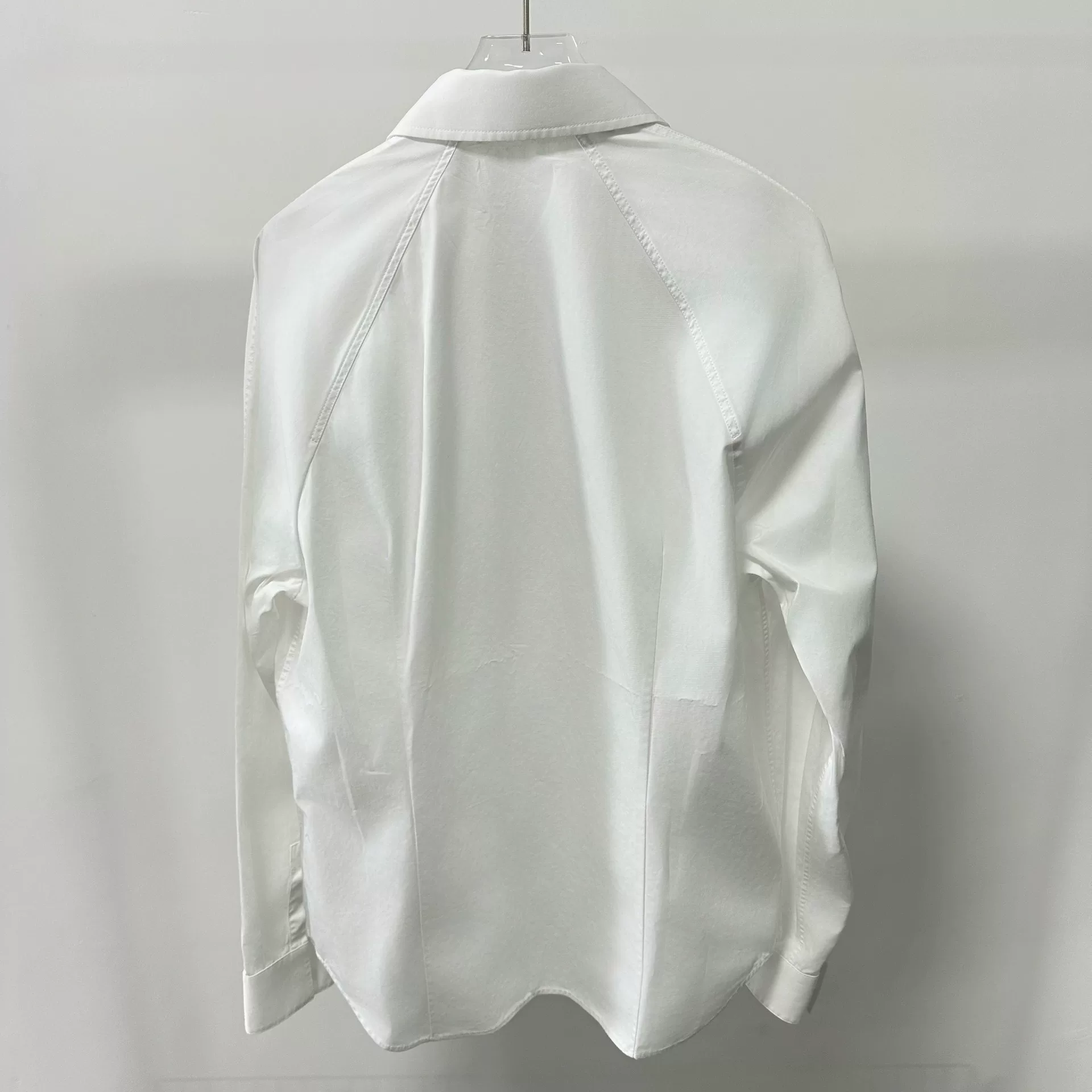 Dior White Embroidered Zip Shirt Jacket — detail