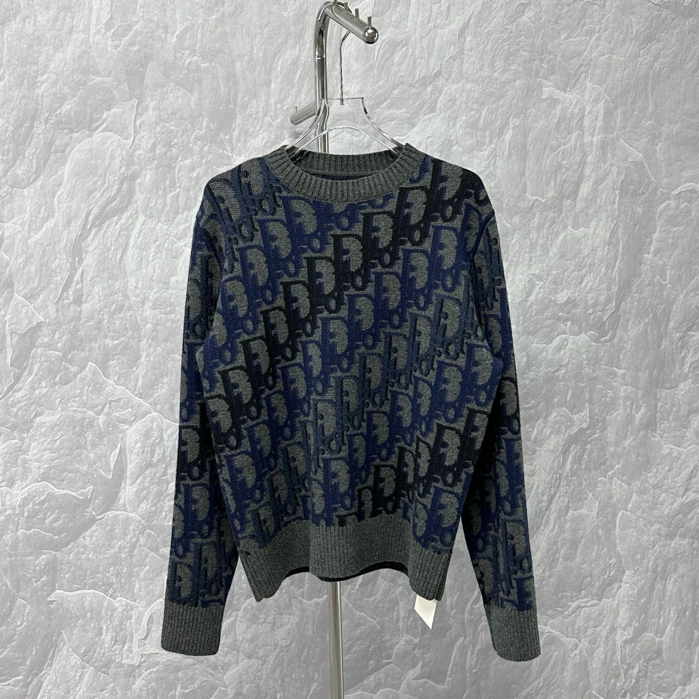 Dior All-Over Logo Wool Sweater