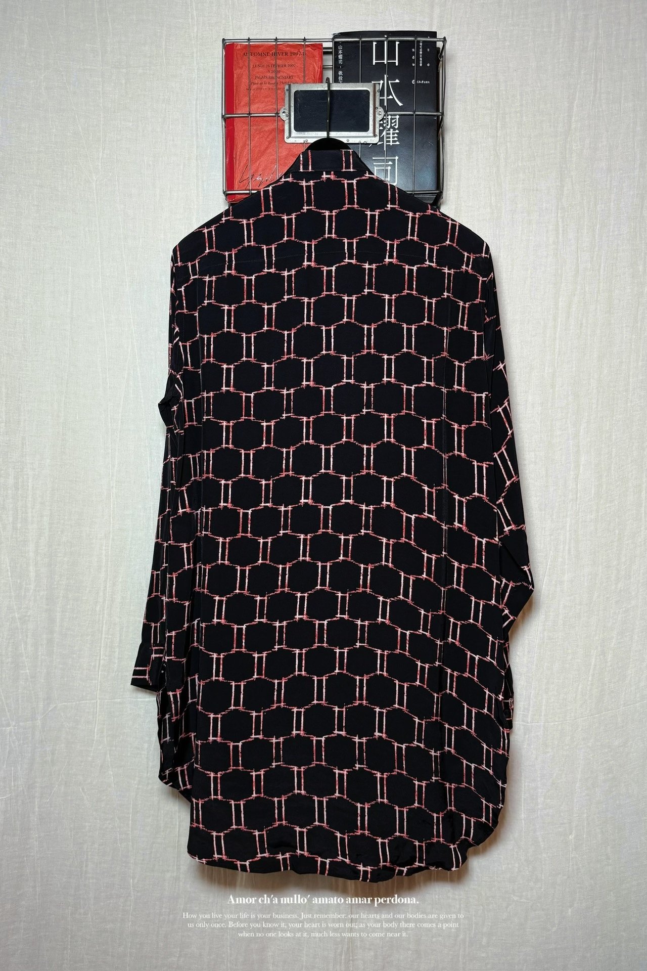 Yohji Yamamoto 22AW Double Collar Vest Shirt — back