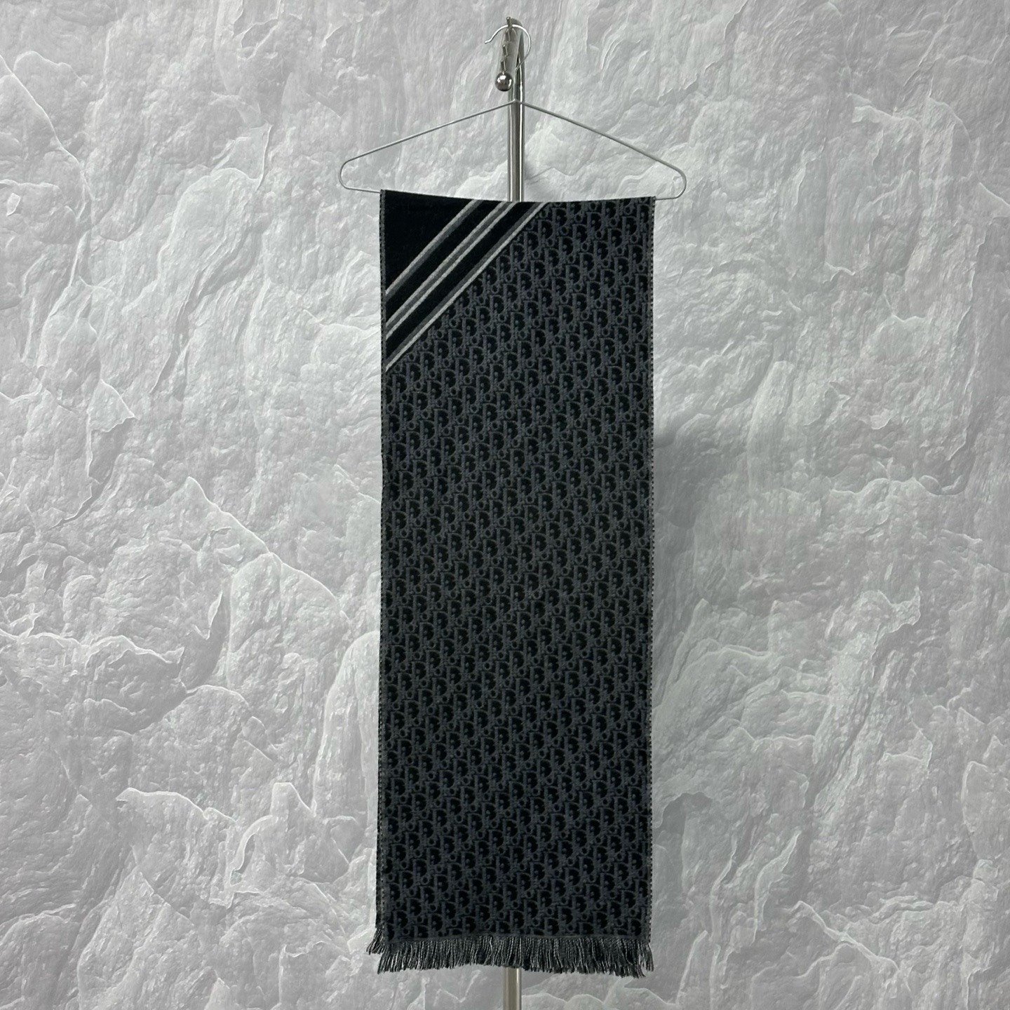 Dior All-Over Print Wool Scarf