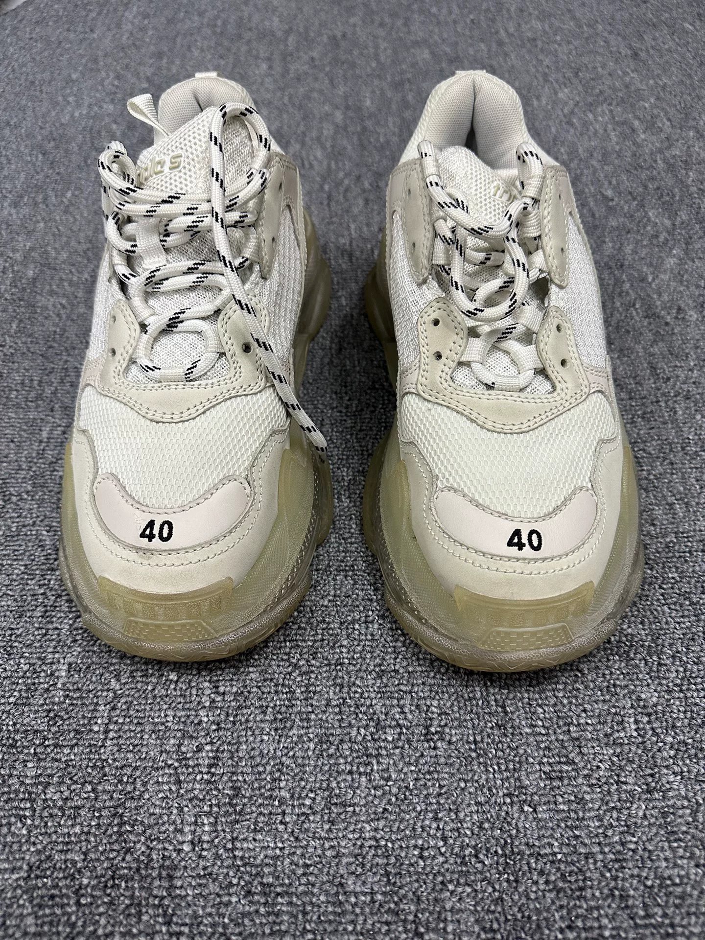 Balenciaga Triple S Beige Dad Shoes 40