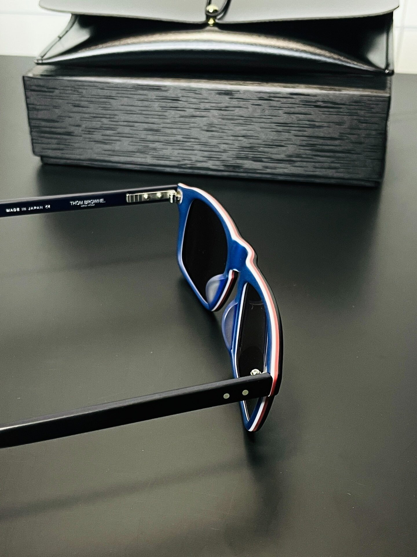 Thom Browne TB-400 Classic Sunglasses — label