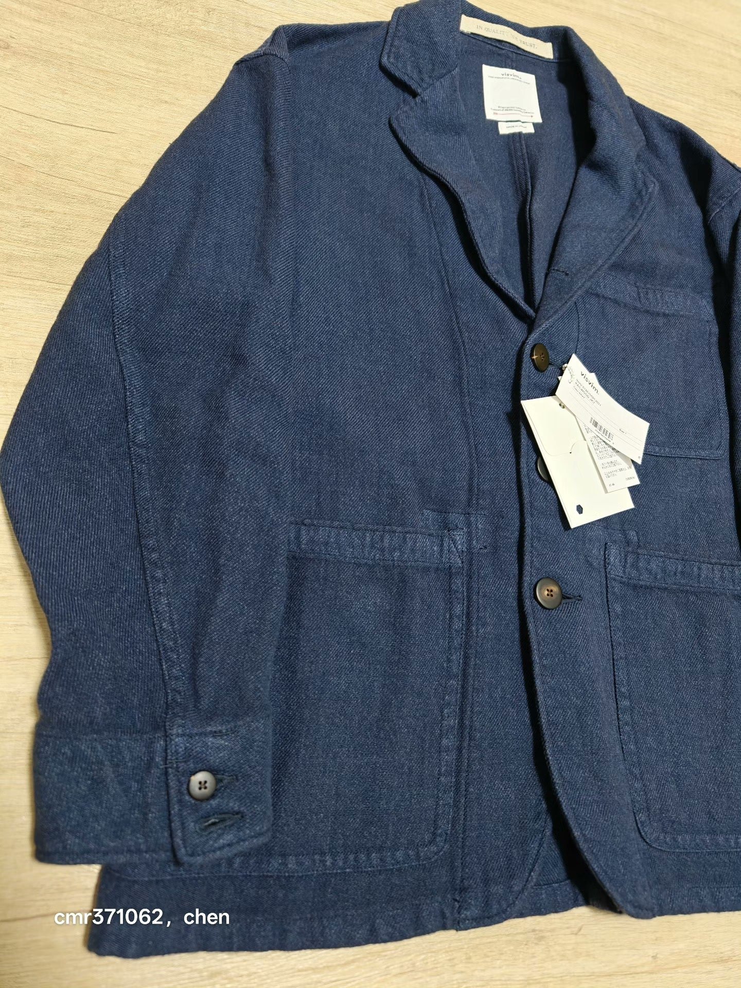 VISVIM 26SS RAILWOOD JKT — detail