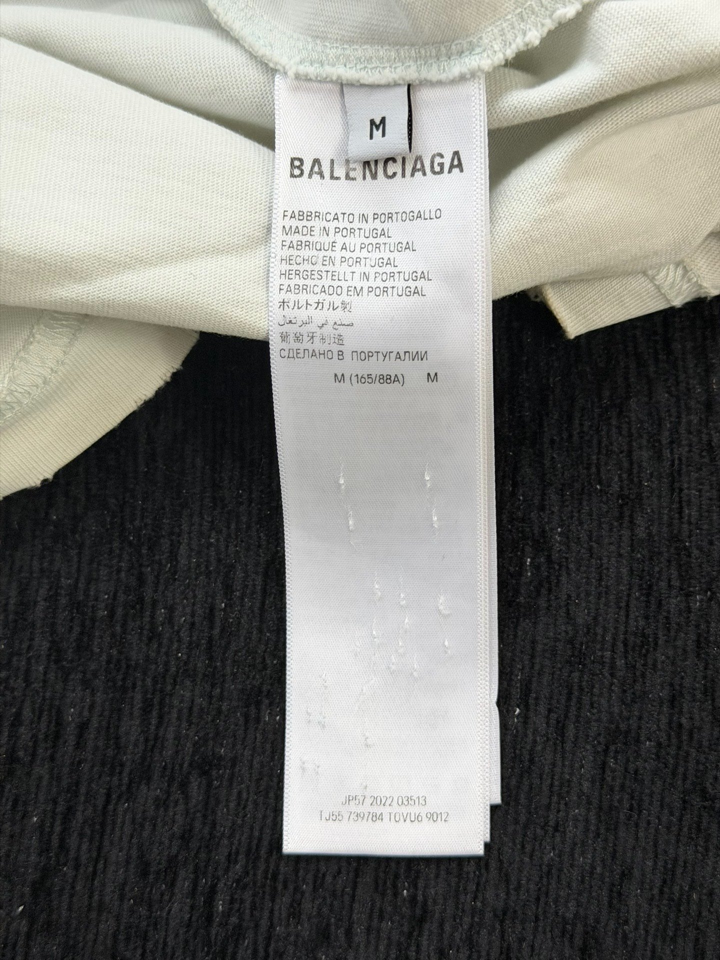 Balenciaga Bitcoin Double B White Tee — back