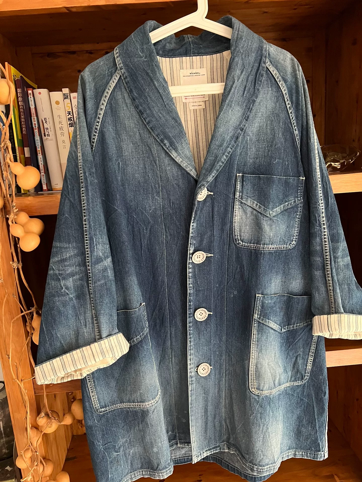 Visvim 19SS Four Corners Coat — detail