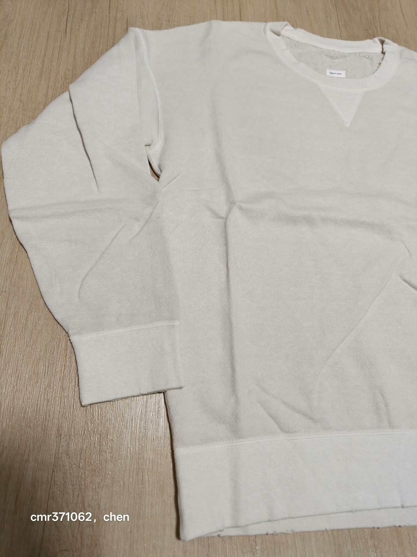 visvim 20AW Jumbo Sweat Uneven Dye — front