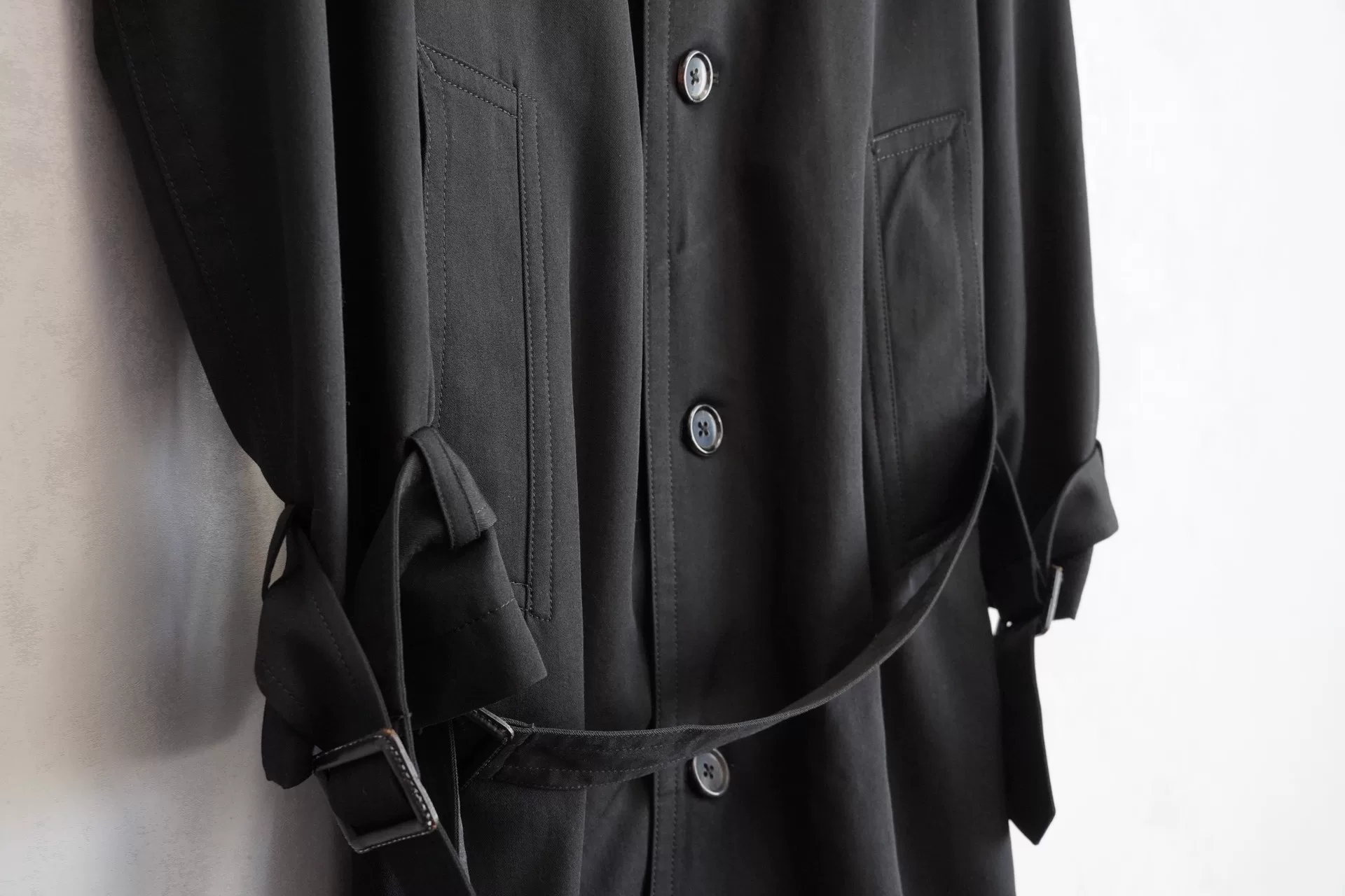Yohji Yamamoto 07AW Plain Long Coat — detail