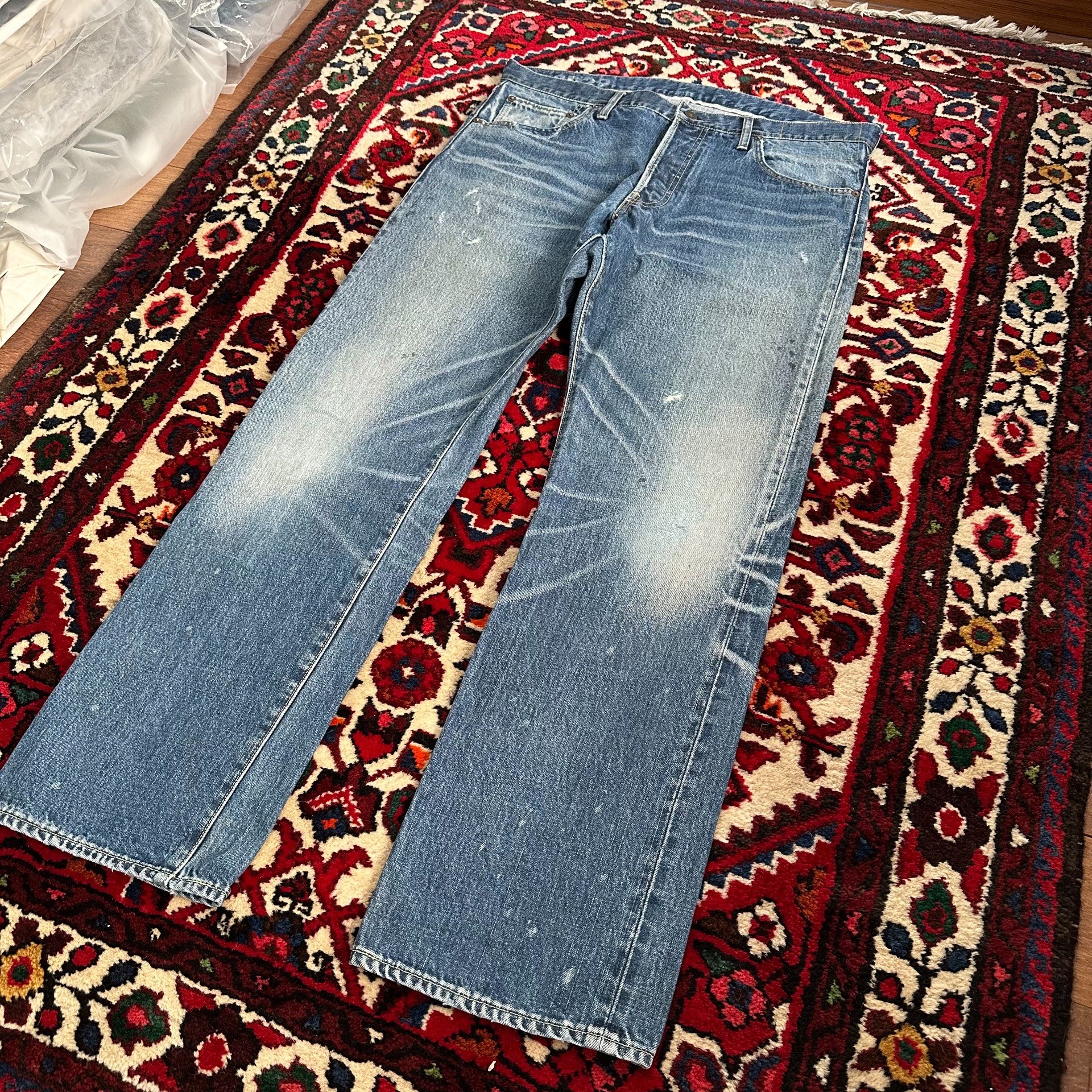 visvim 21aw 01.2D29 Washed Jeans — back