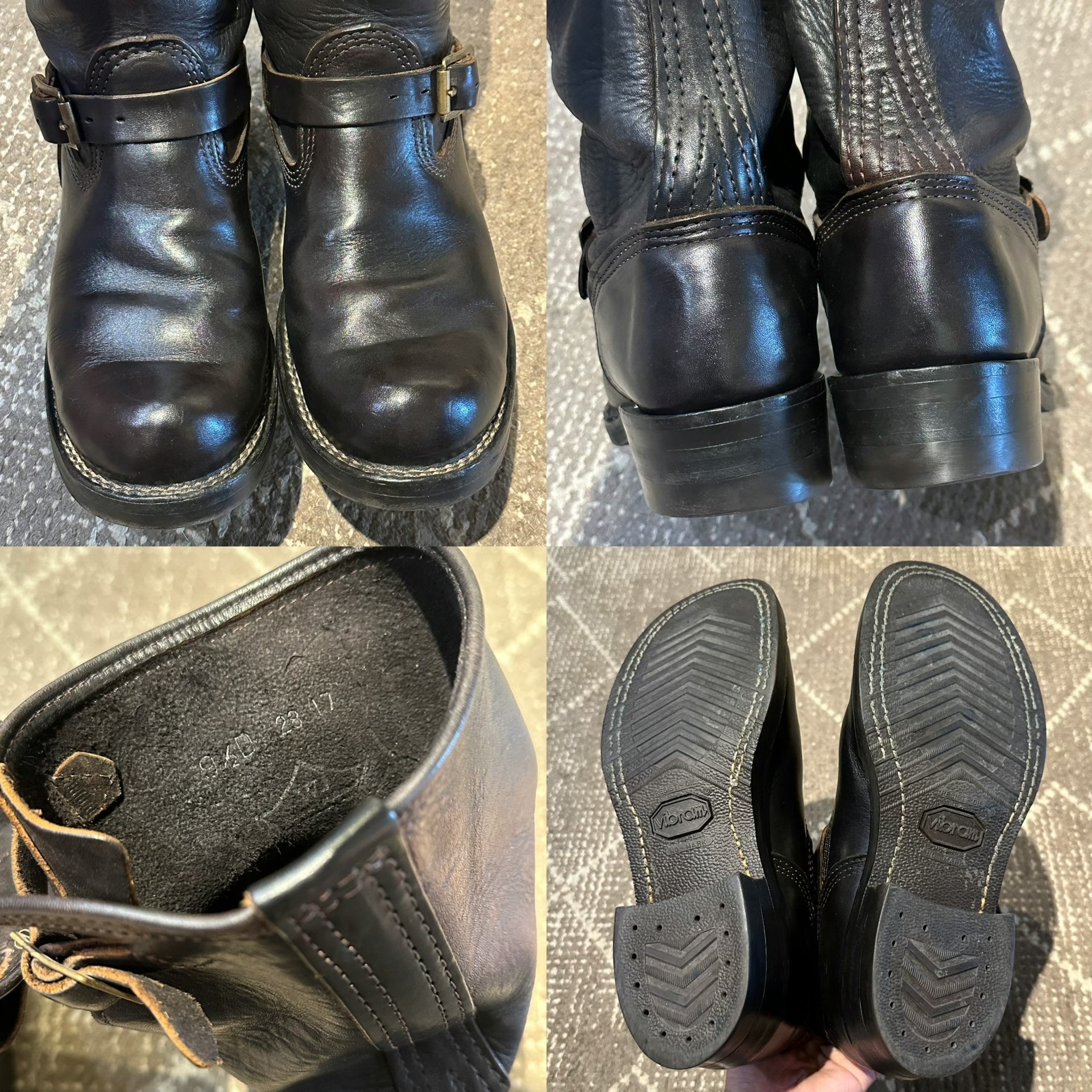 Wesco Century Boss 10" Horsehide Boots — front