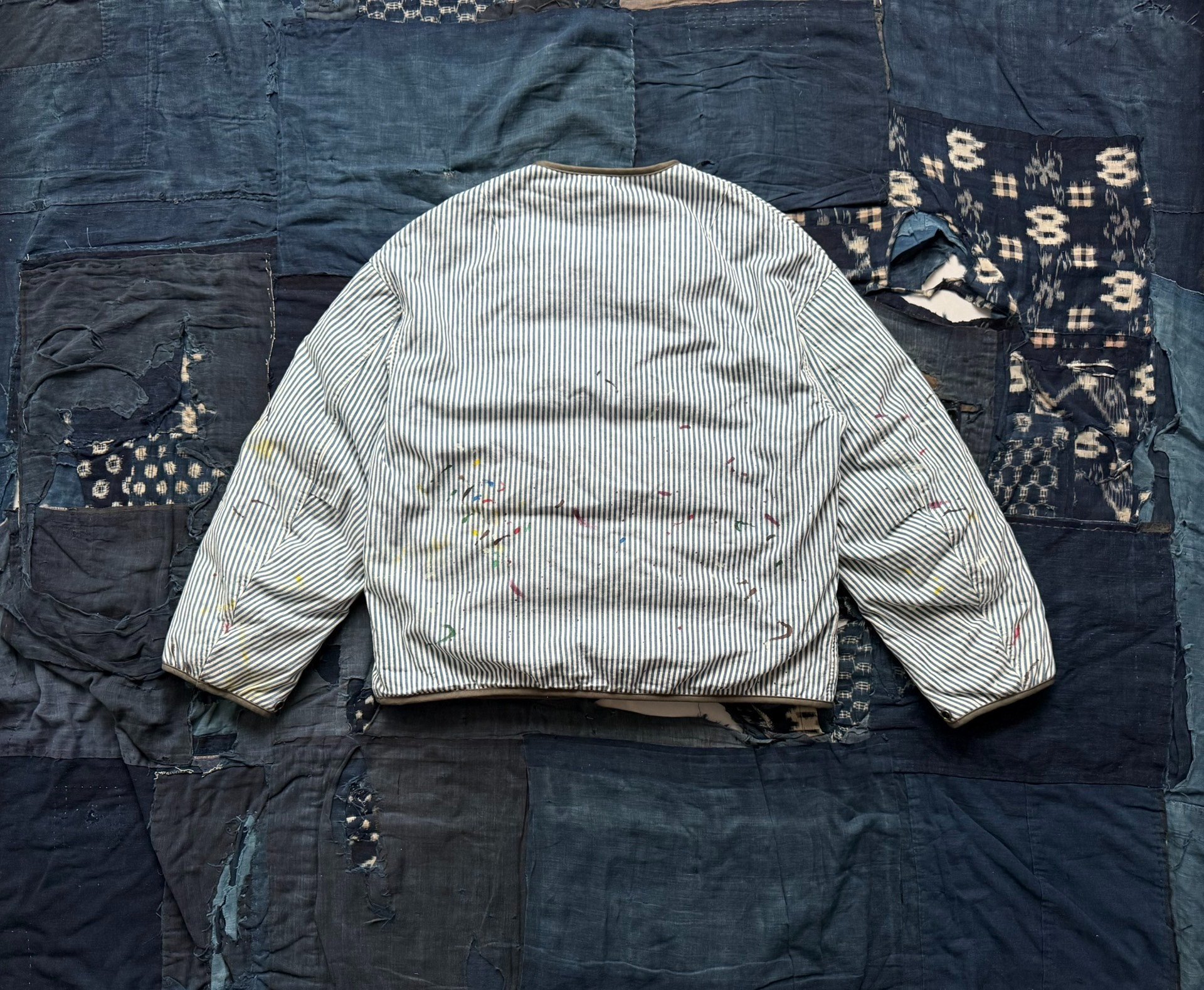VISVIM 26SS IRIS DOWN JKT DMGD — detail