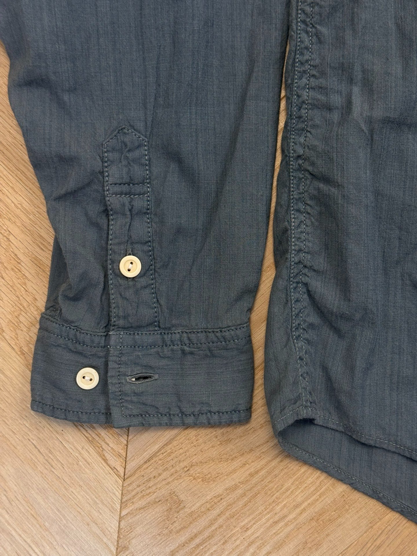 VISVIM 22AW ICT PALMER SHIRT L/S DMGD — label