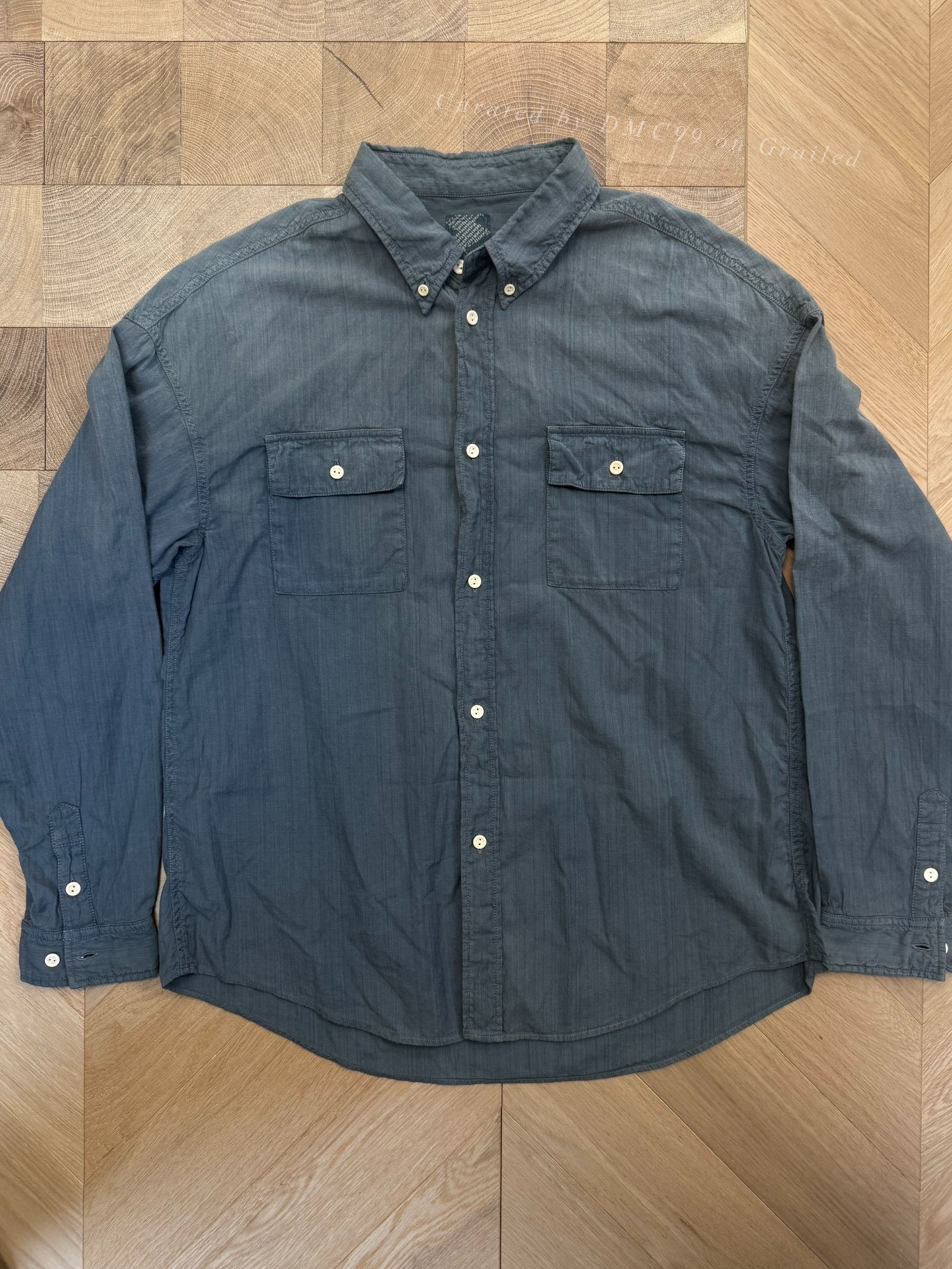 VISVIM 22AW ICT PALMER SHIRT L/S DMGD