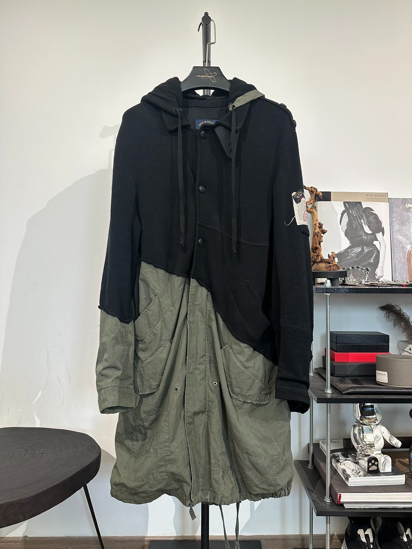 Greg Lauren x Paul&Shark Military Hooded Coat