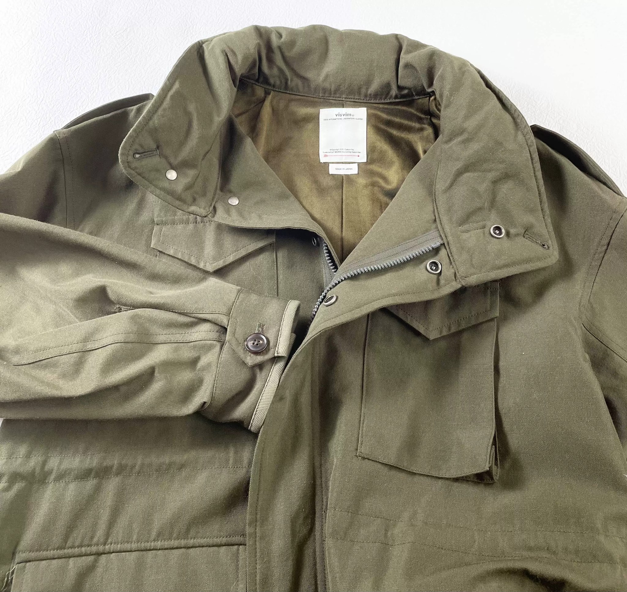 VISVIM BICKLE 20SS Work Jacket — detail