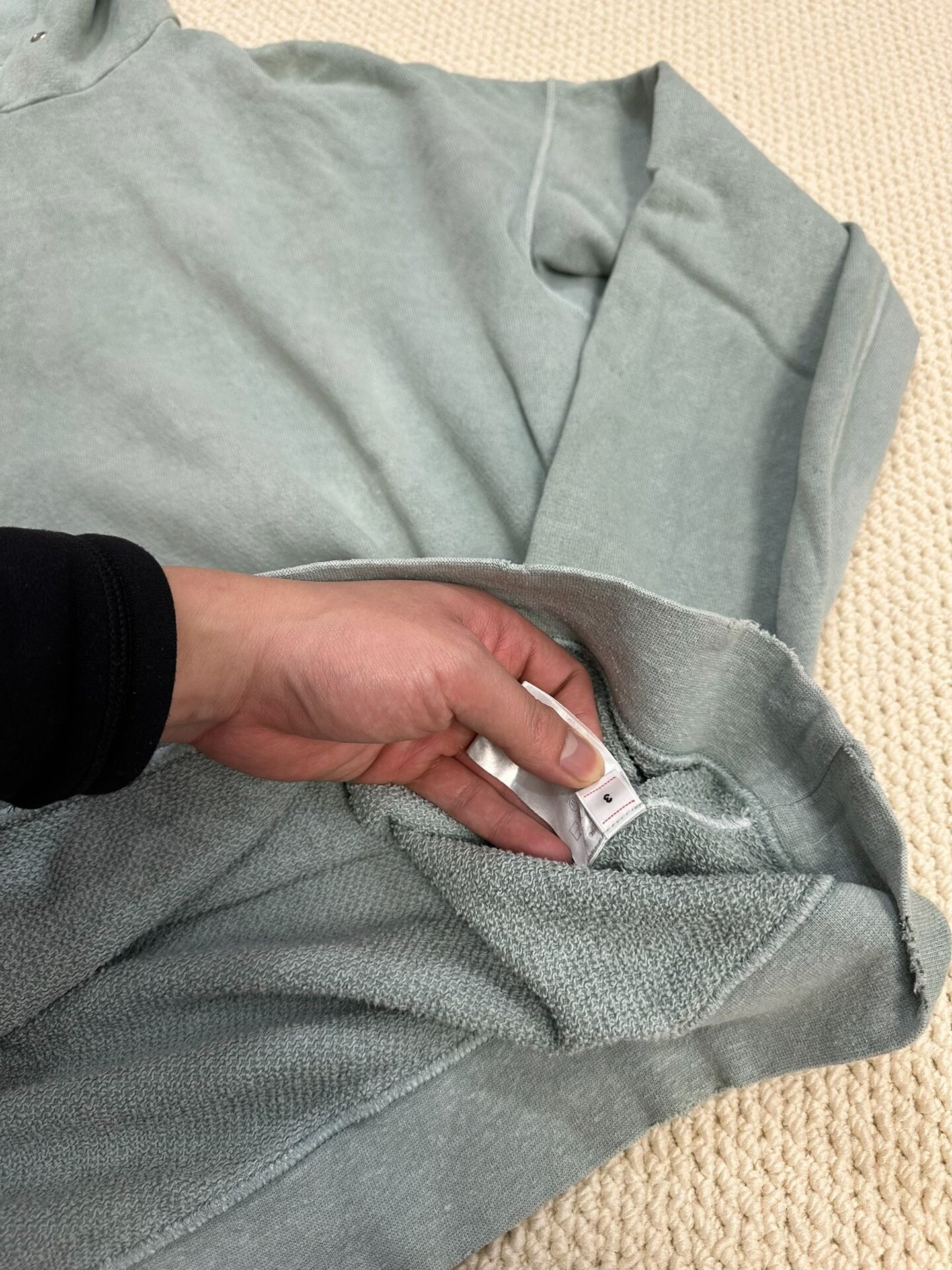 visvim jumbo hoodie size 3 — detail