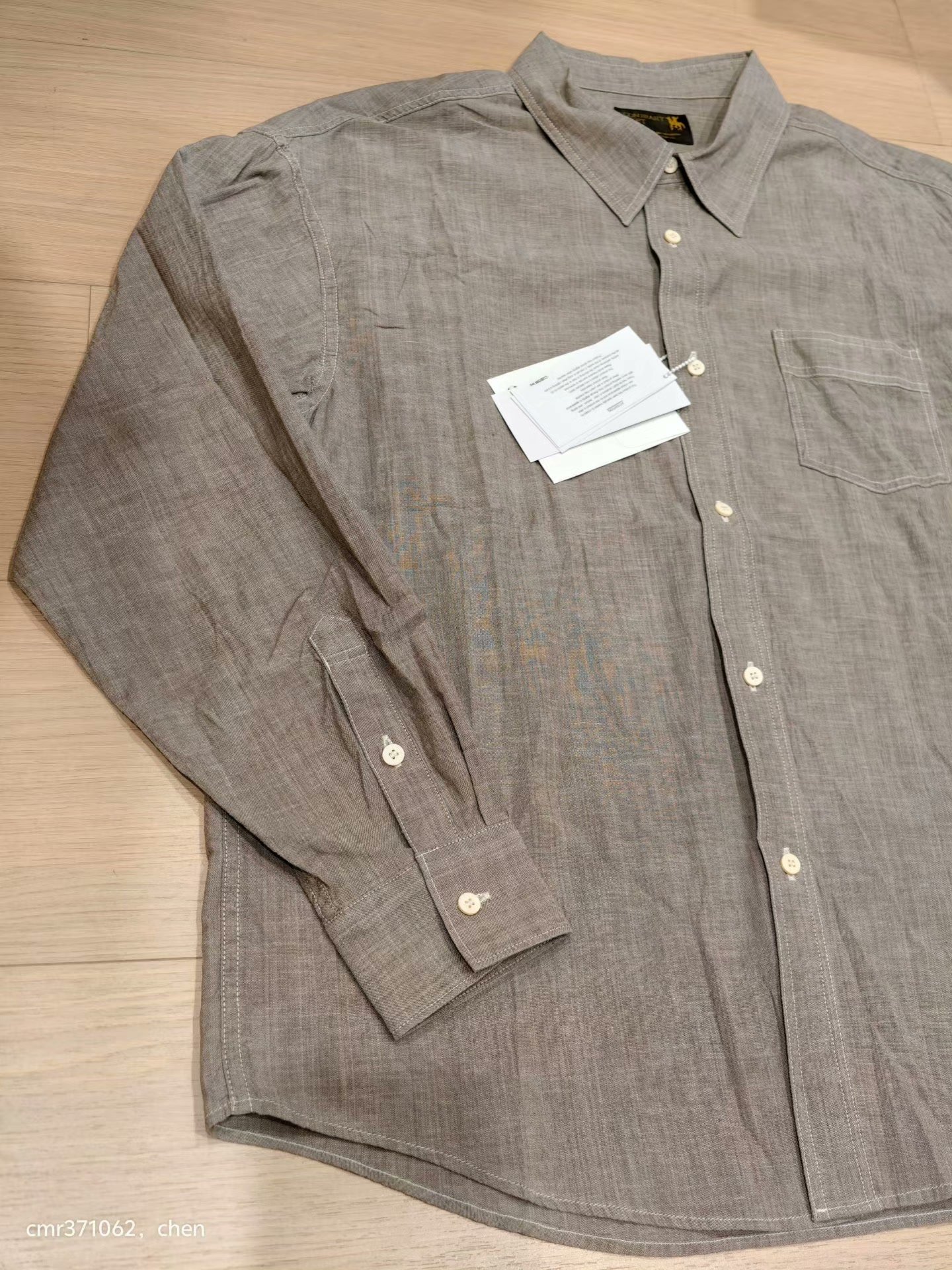 VISVIM 1920 CHAMBRAY L/S SHIRT — detail