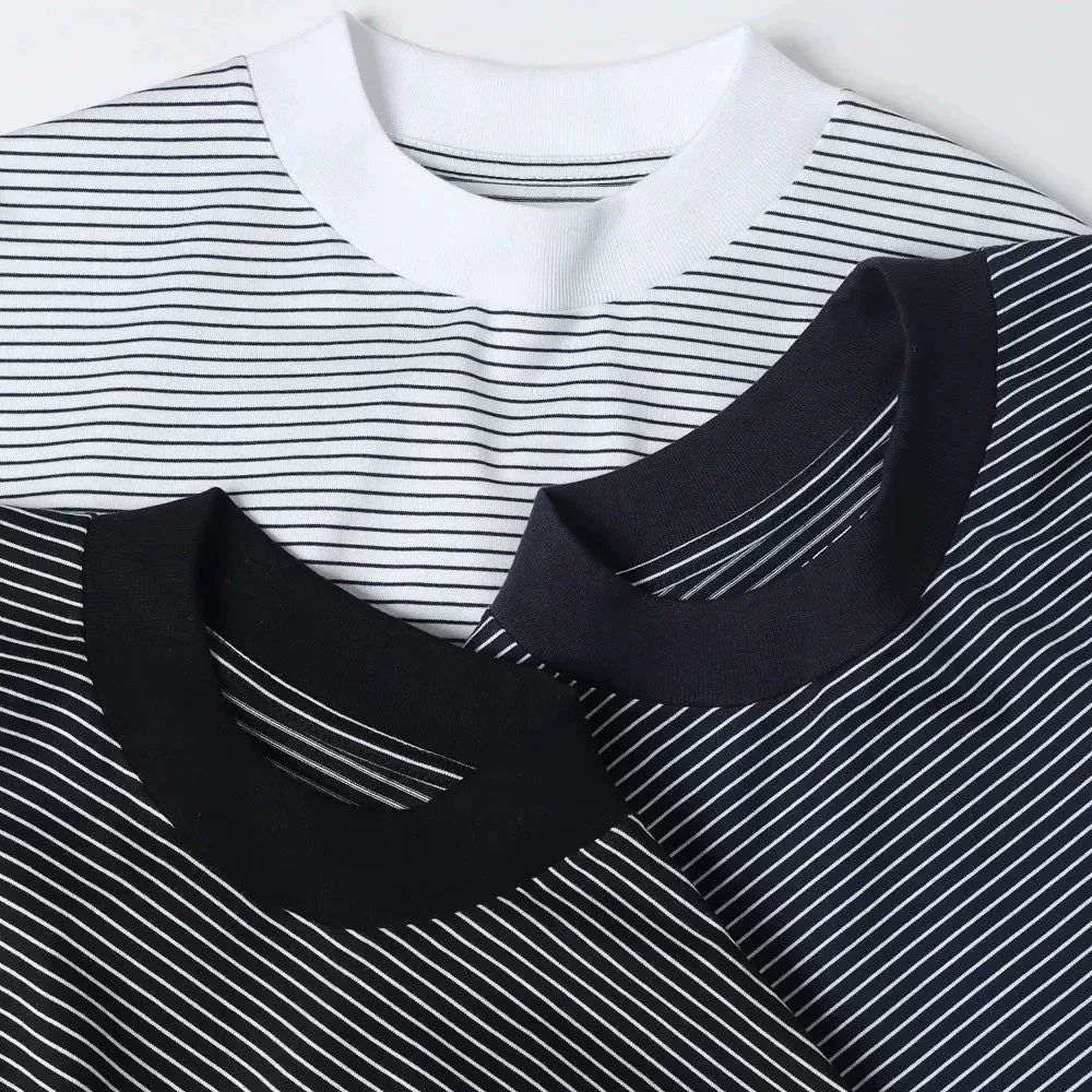 Striped Balloon Sleeve T-Shirt — back