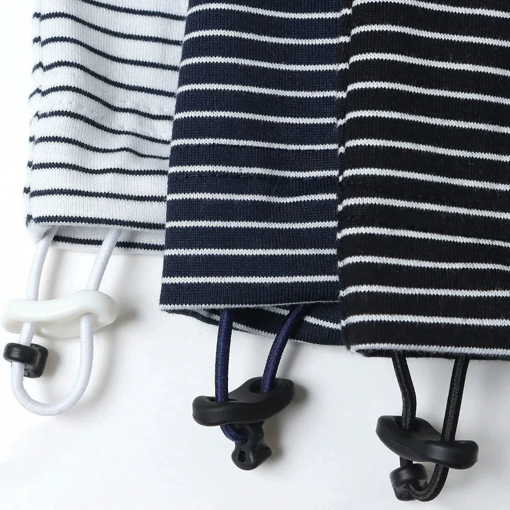 Striped Balloon Sleeve T-Shirt — detail