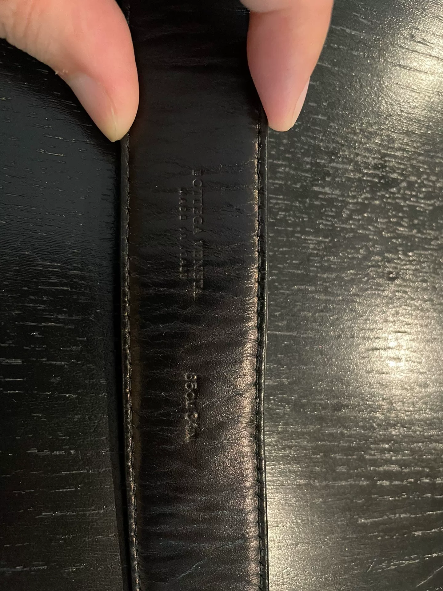 Bottega Veneta Classic Men's Belt — back