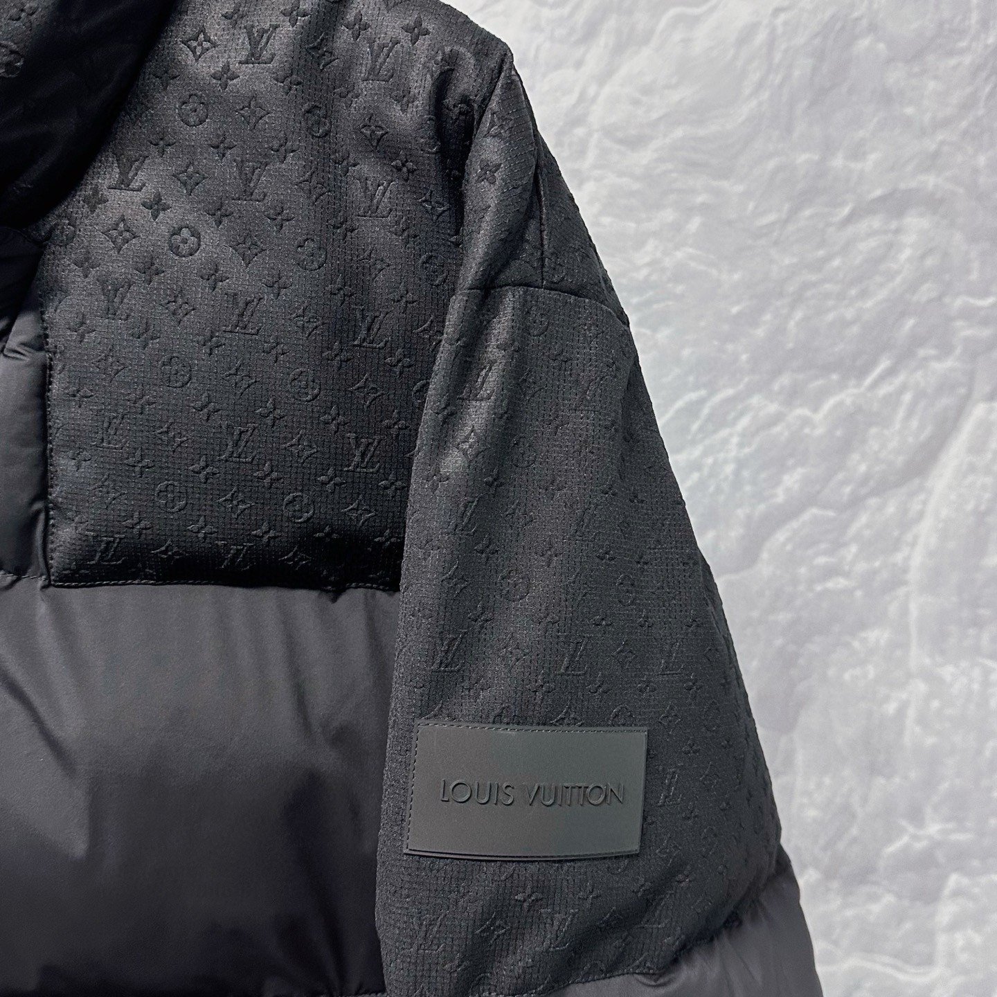 Louis Vuitton SS24 Hooded Padded Coat — detail