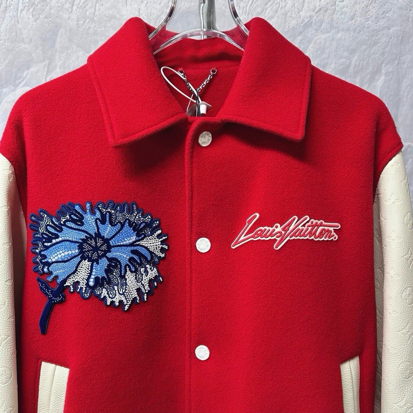 Louis Vuitton Kusama Psychedelic Flower Varsity Jacket — front
