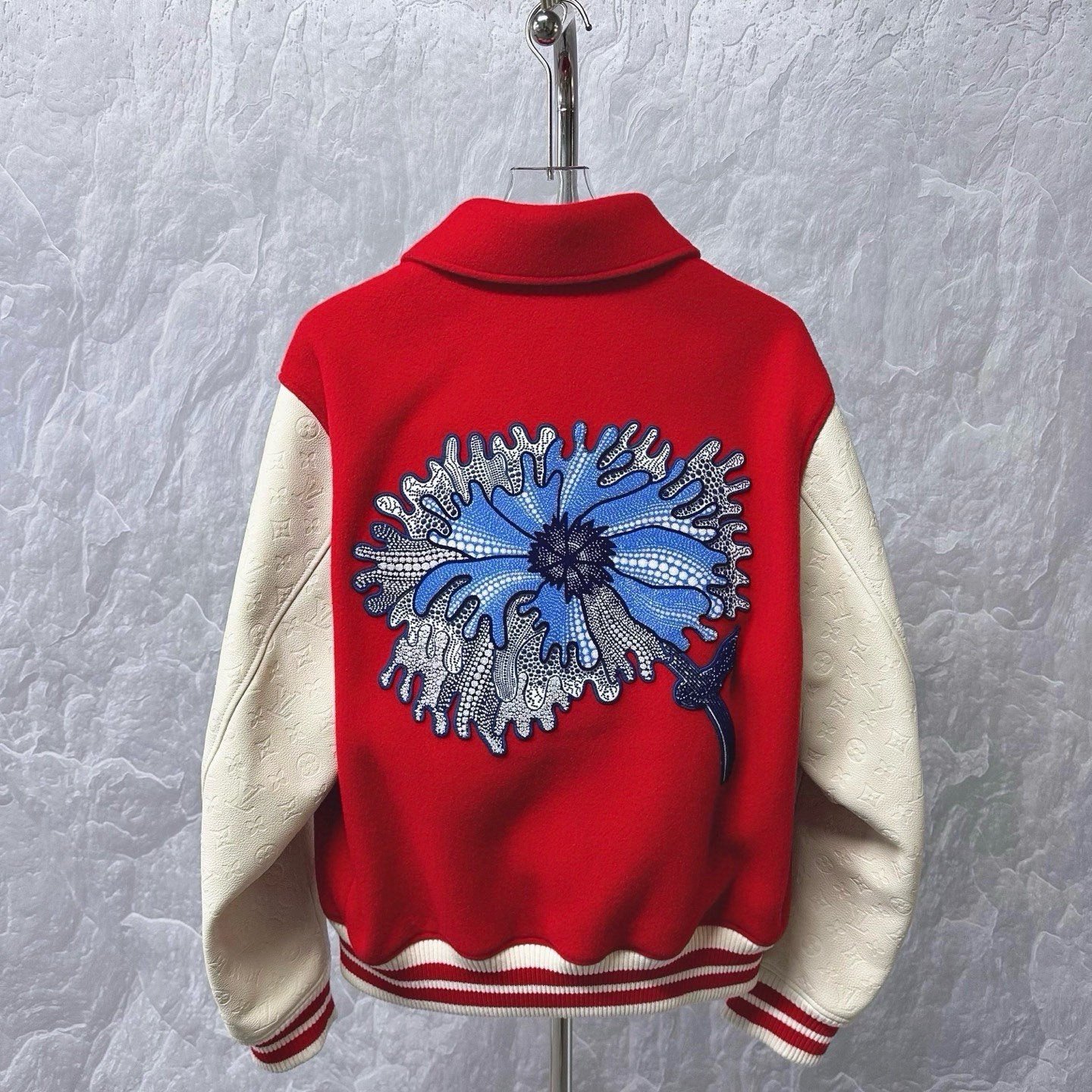Louis Vuitton Kusama Psychedelic Flower Varsity Jacket — back
