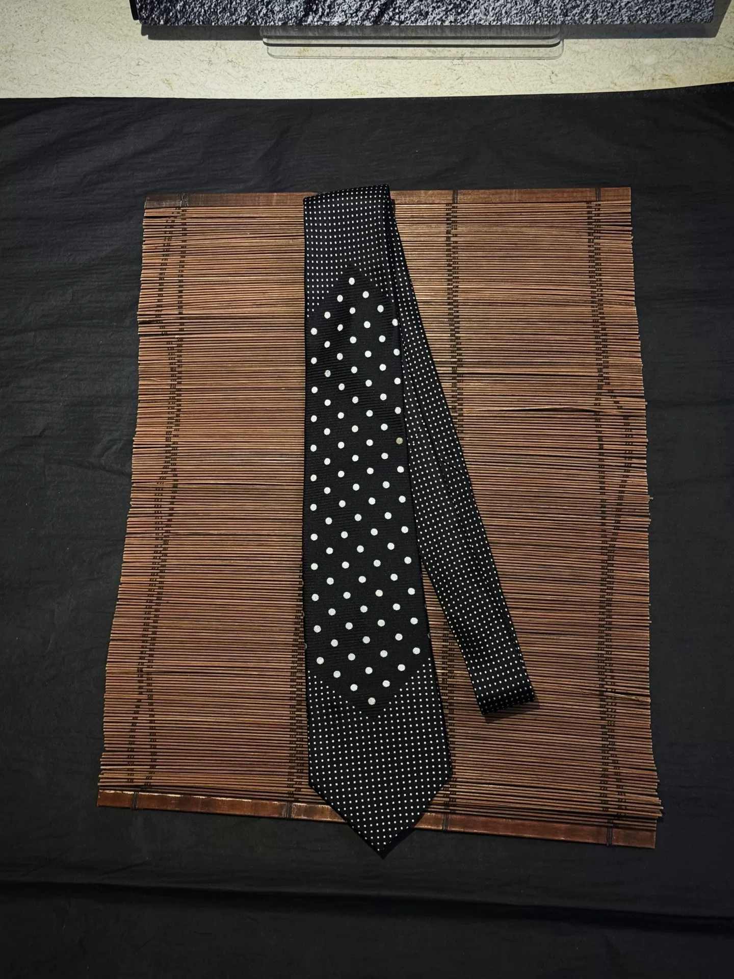 Yohji Yamamoto 09AW Polka Dot Silk Tie