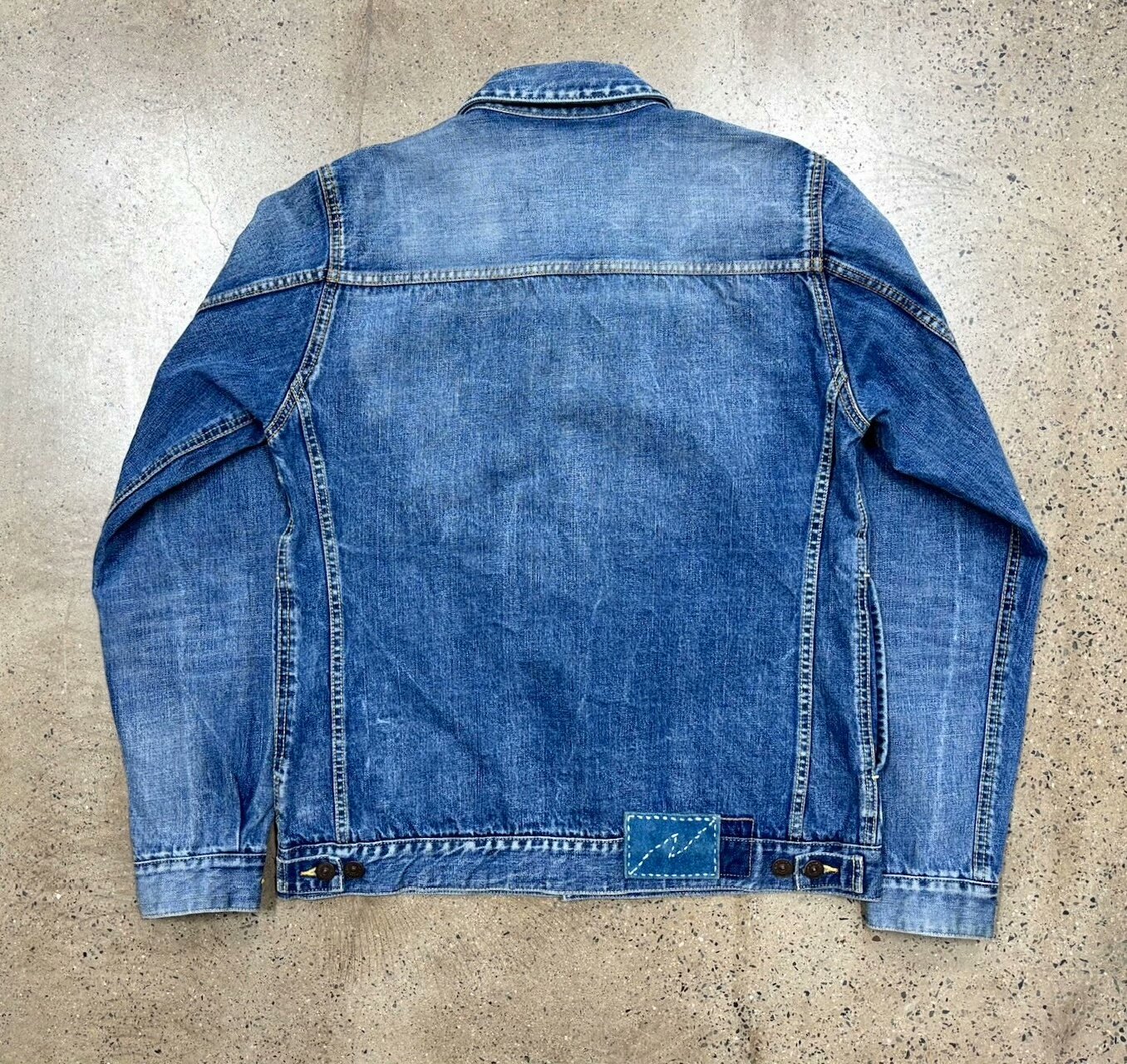 Visvim ICT 101 Dry1 Denim Jacket — detail