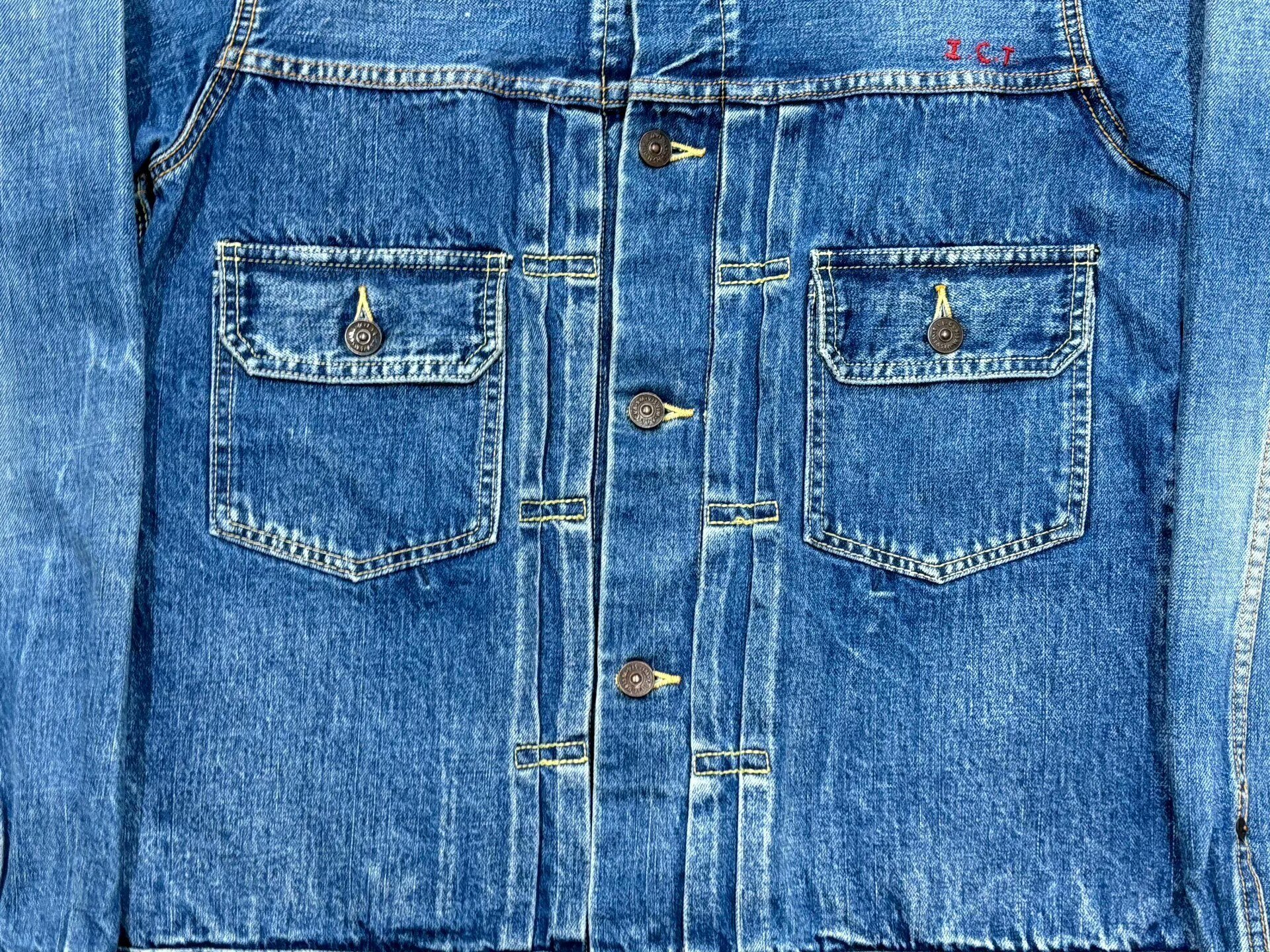 Visvim ICT 101 Dry1 Denim Jacket — back