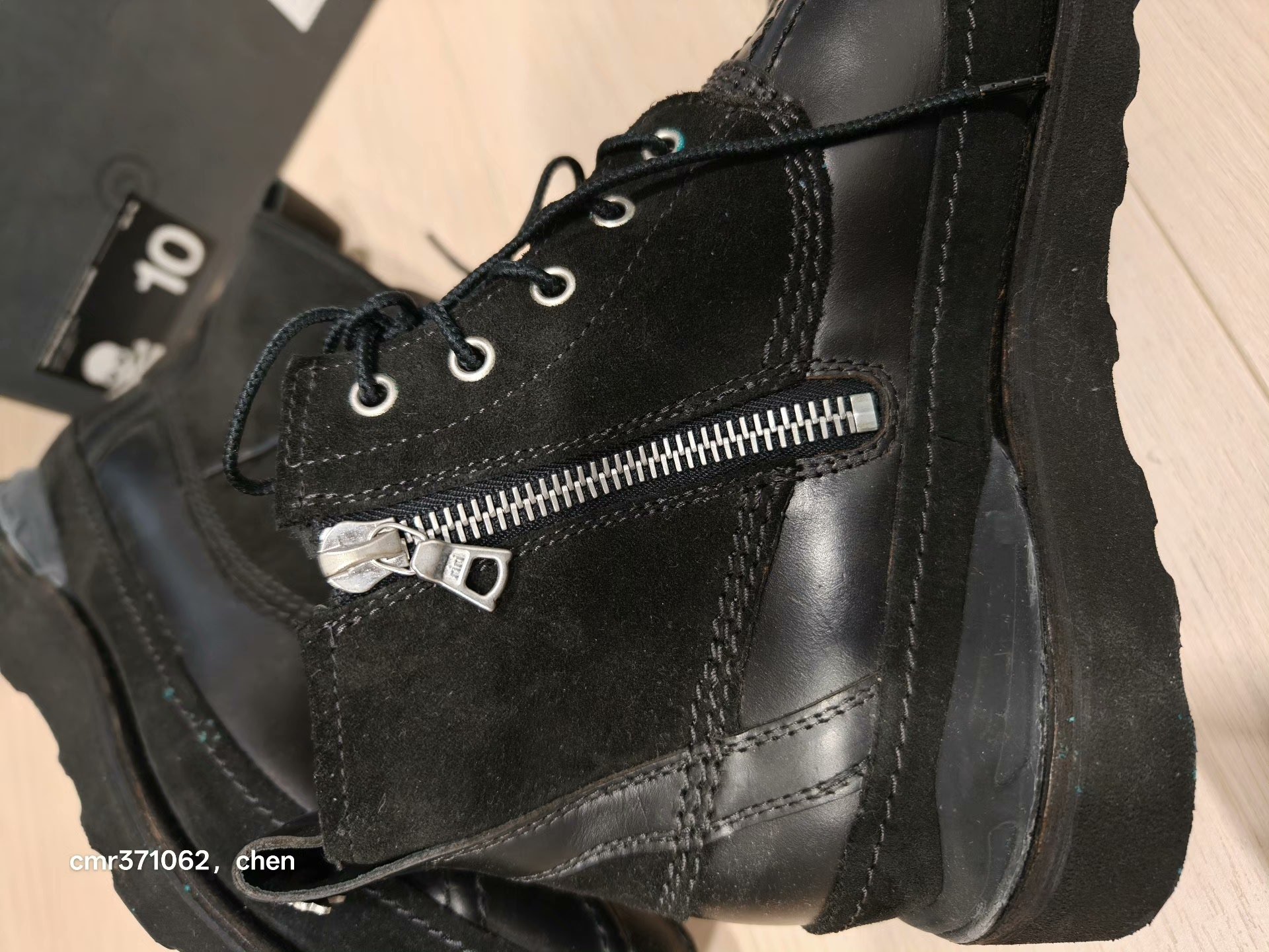 Visvim x Mastermind Japan Decoy Duck Boots — back