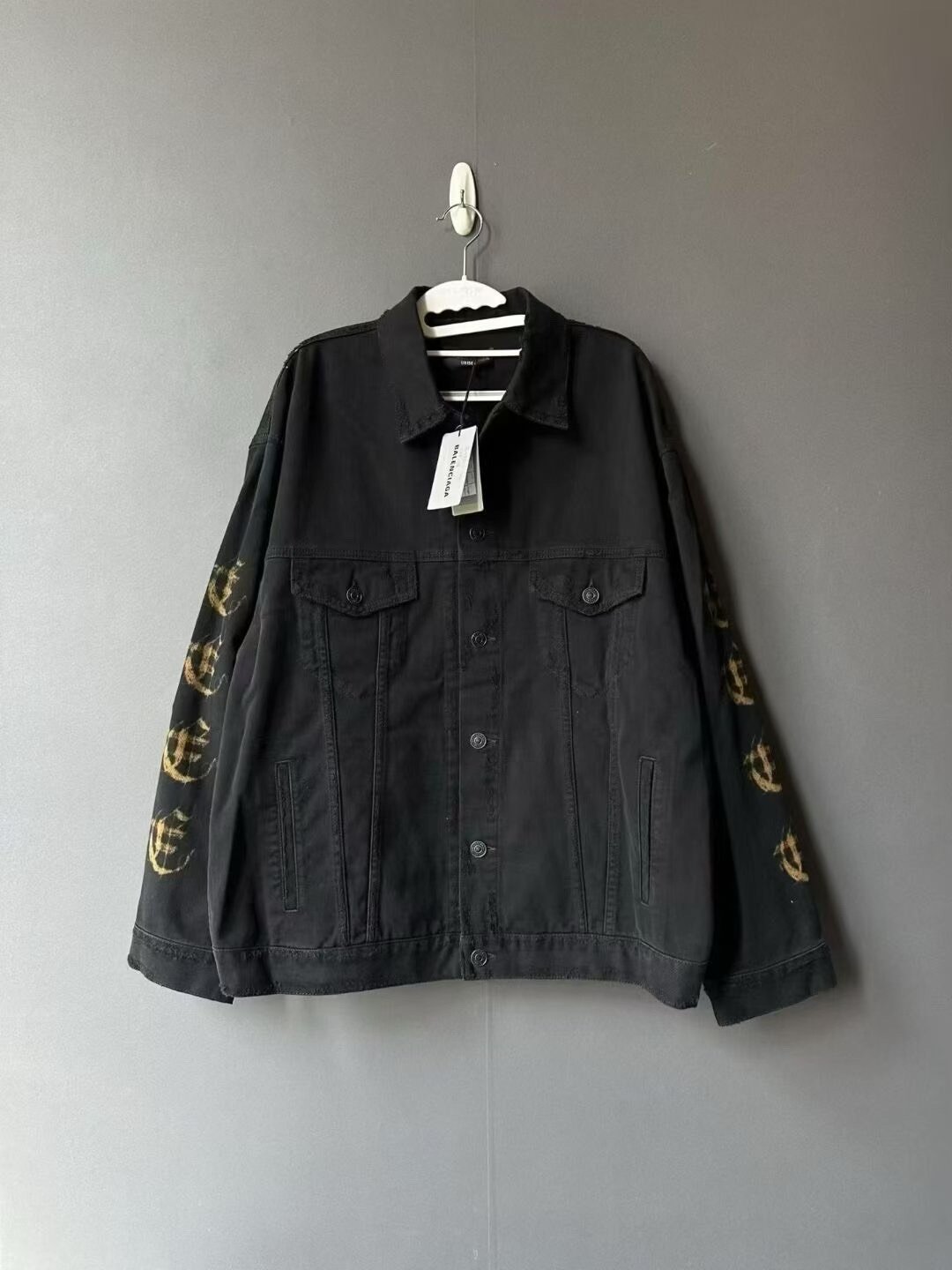 Balenciaga Distressed Denim Jacket